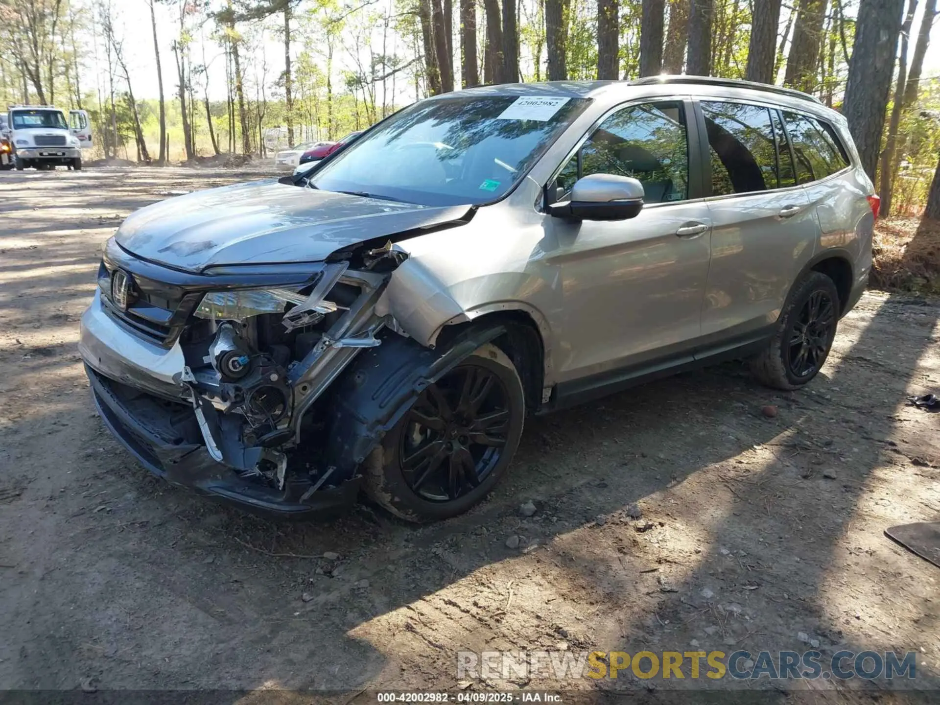 2 Photograph of a damaged car 5FNYF5H25MB028677 HONDA PILOT 2021