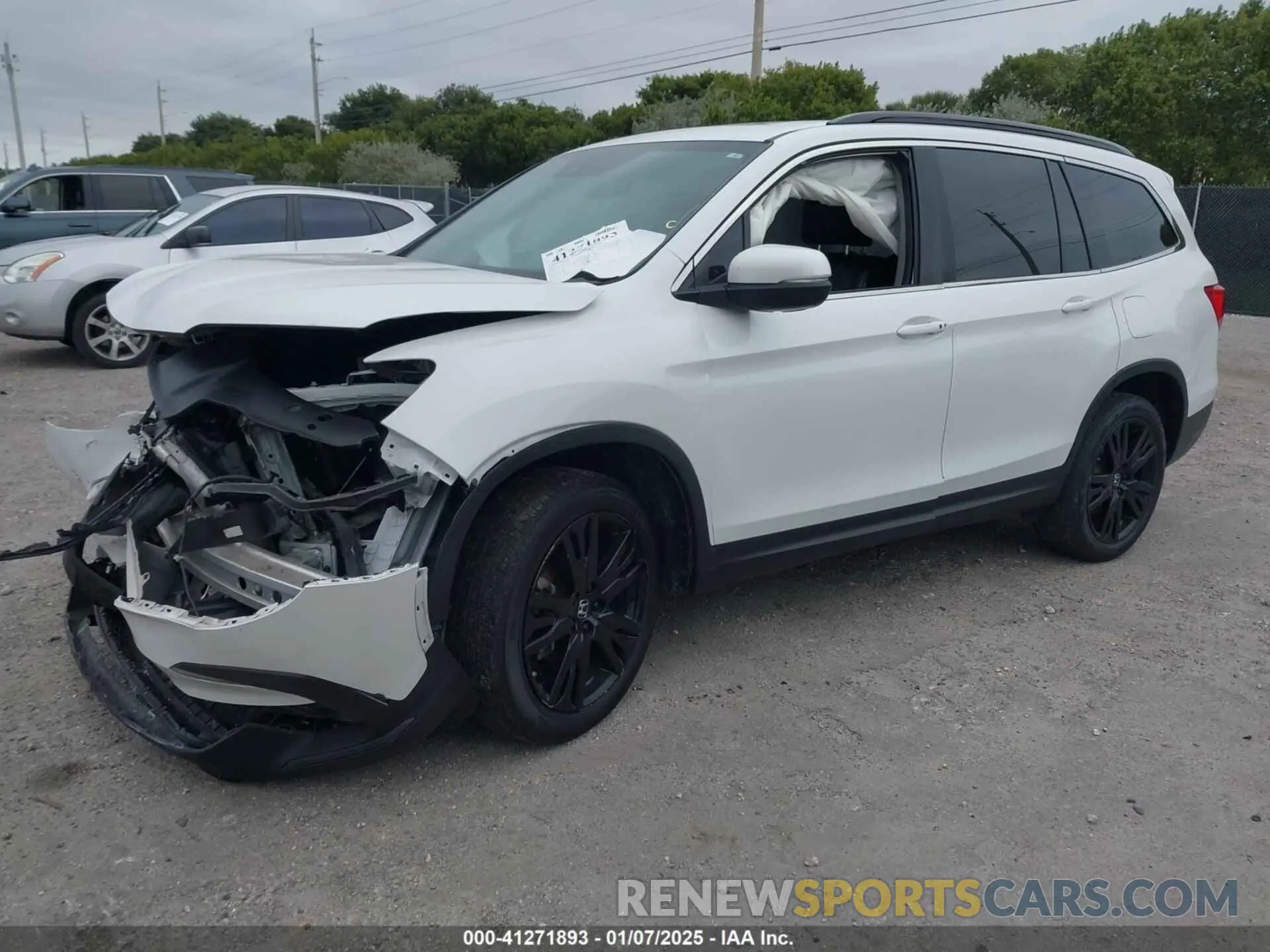 2 Photograph of a damaged car 5FNYF5H26MB037212 HONDA PILOT 2021