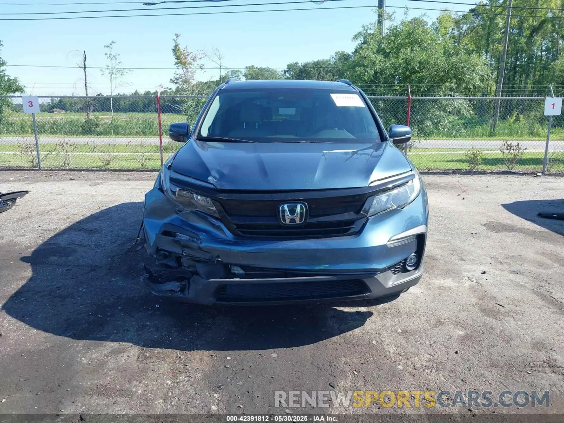 12 Photograph of a damaged car 5FNYF5H27MB012769 HONDA PILOT 2021