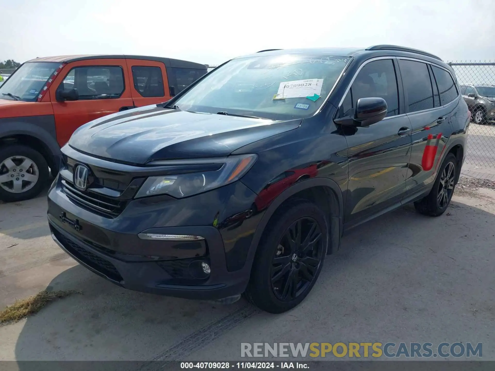 2 Photograph of a damaged car 5FNYF5H29MB003278 HONDA PILOT 2021