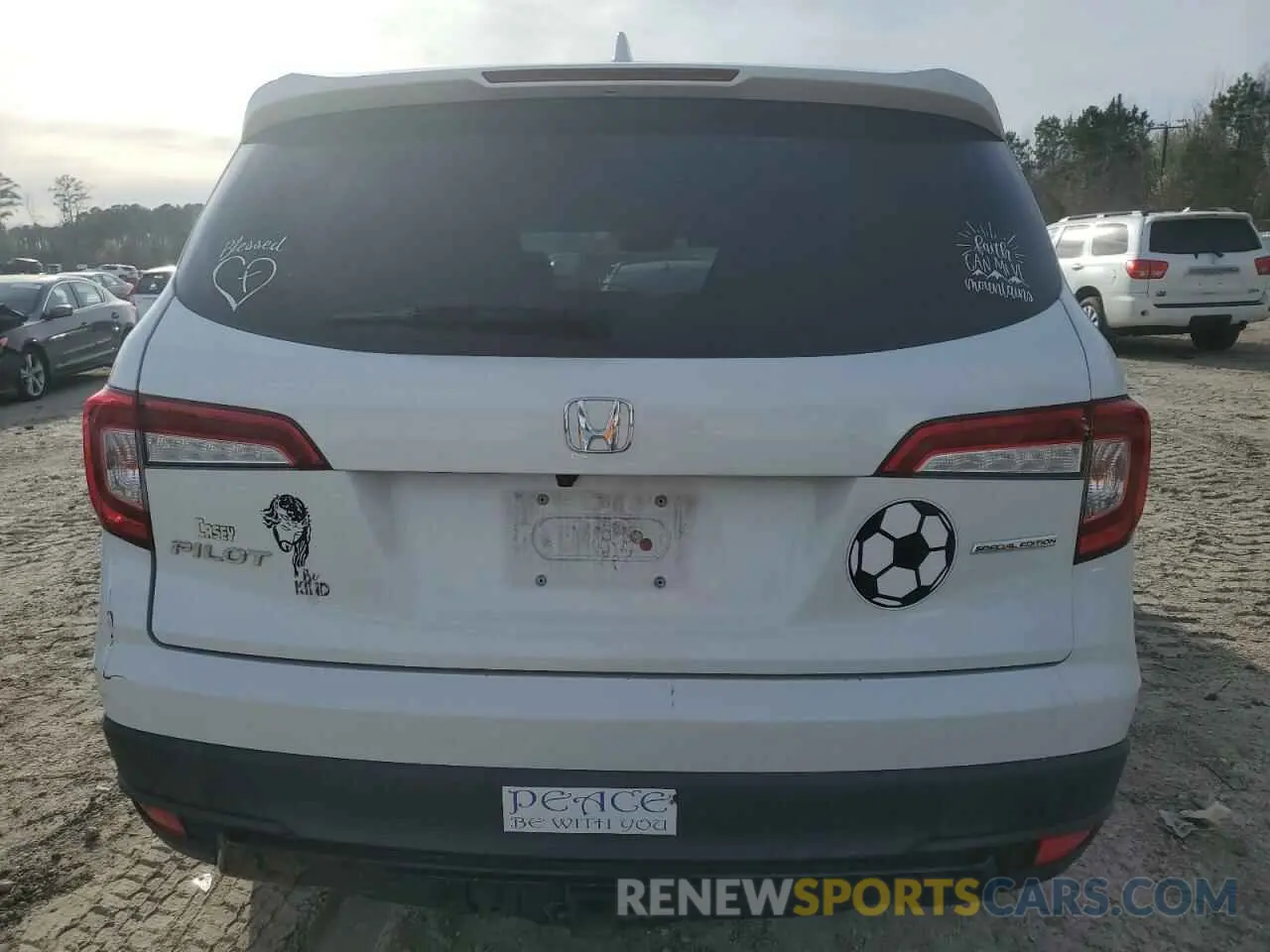 6 Photograph of a damaged car 5FNYF5H29MB030190 HONDA PILOT 2021