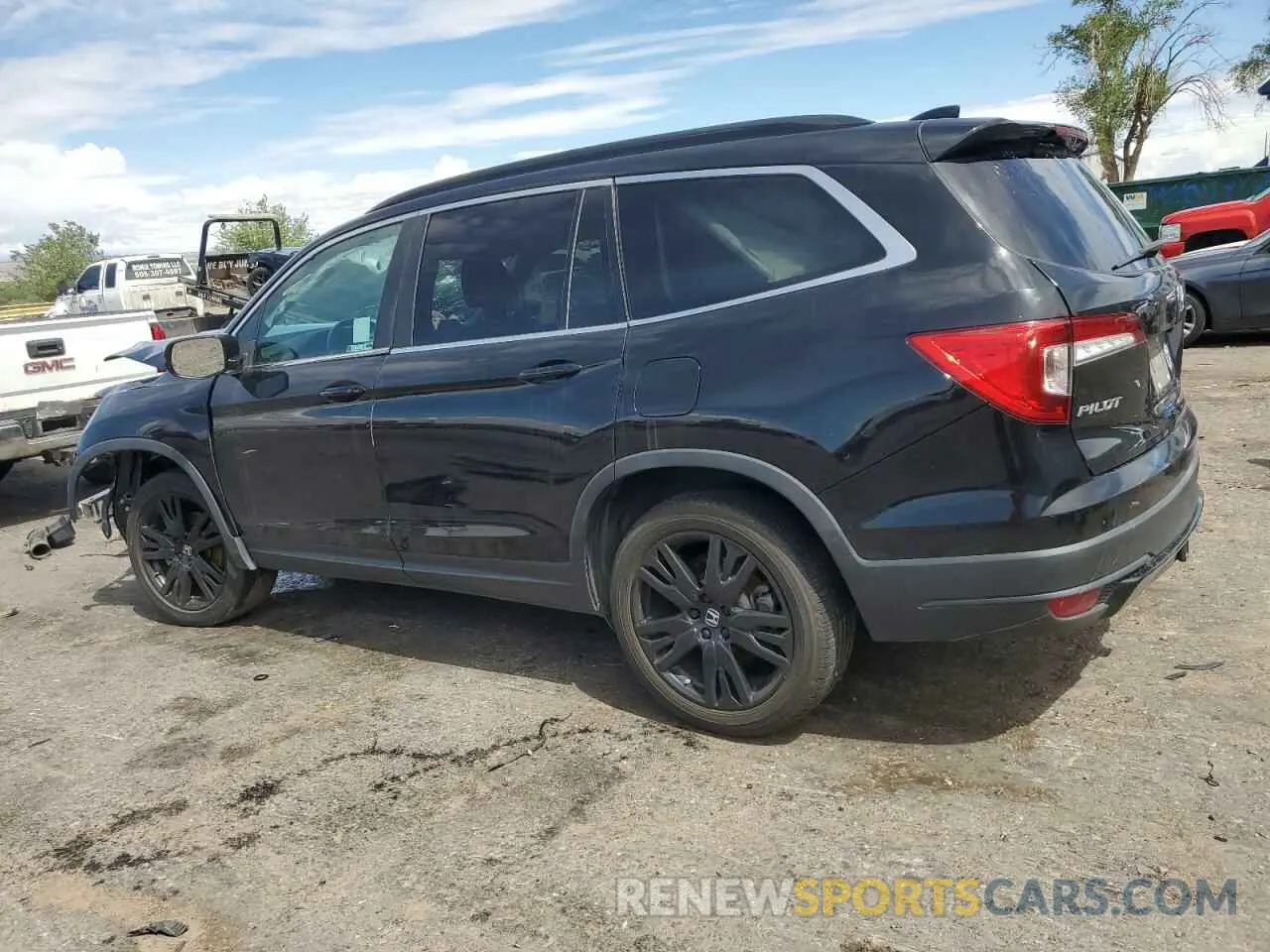 2 Photograph of a damaged car 5FNYF5H2XMB015729 HONDA PILOT 2021
