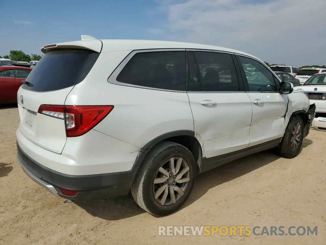 3 Photograph of a damaged car 5FNYF5H30MB034816 HONDA PILOT 2021
