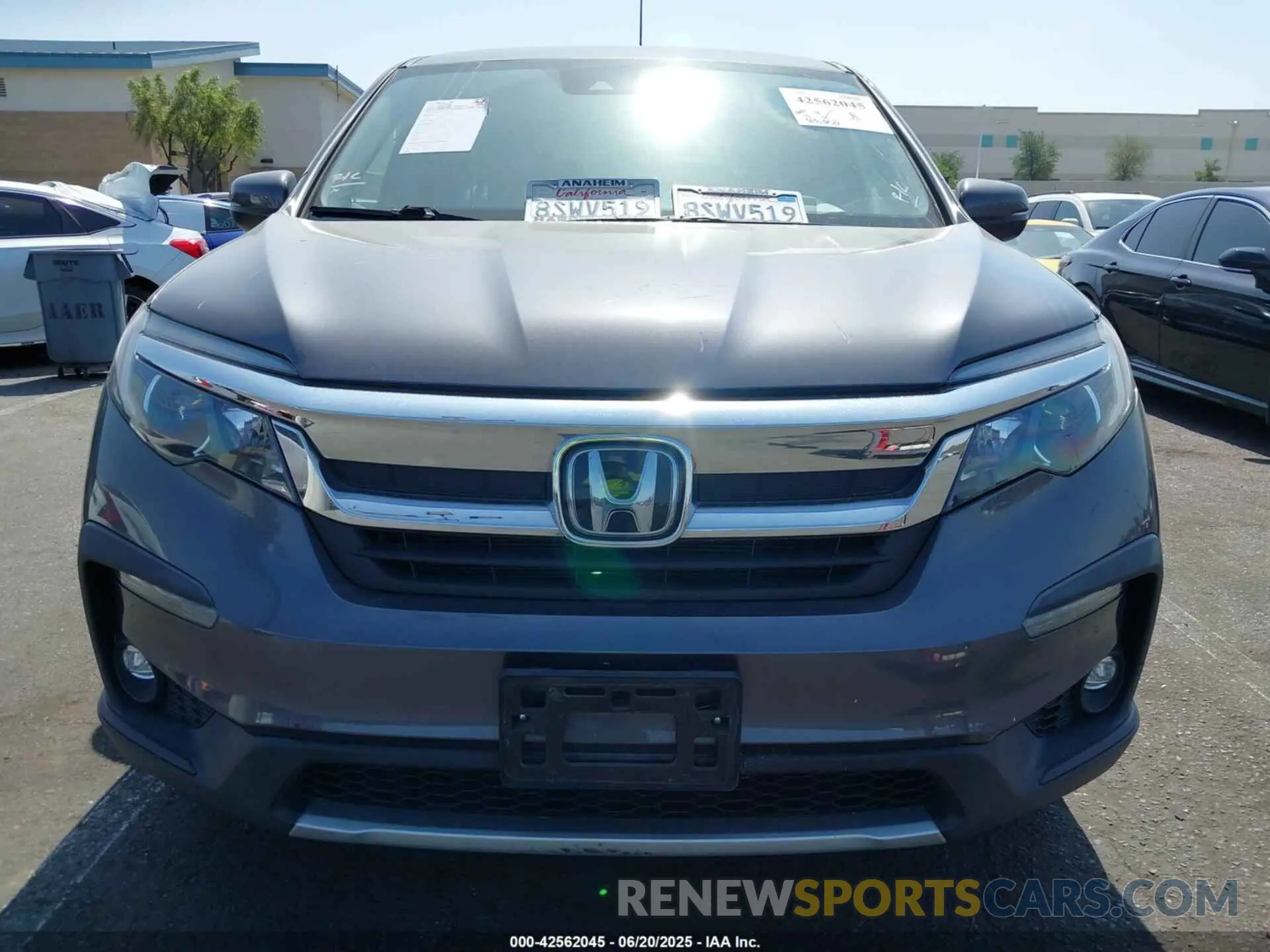 13 Photograph of a damaged car 5FNYF5H31MB004675 HONDA PILOT 2021
