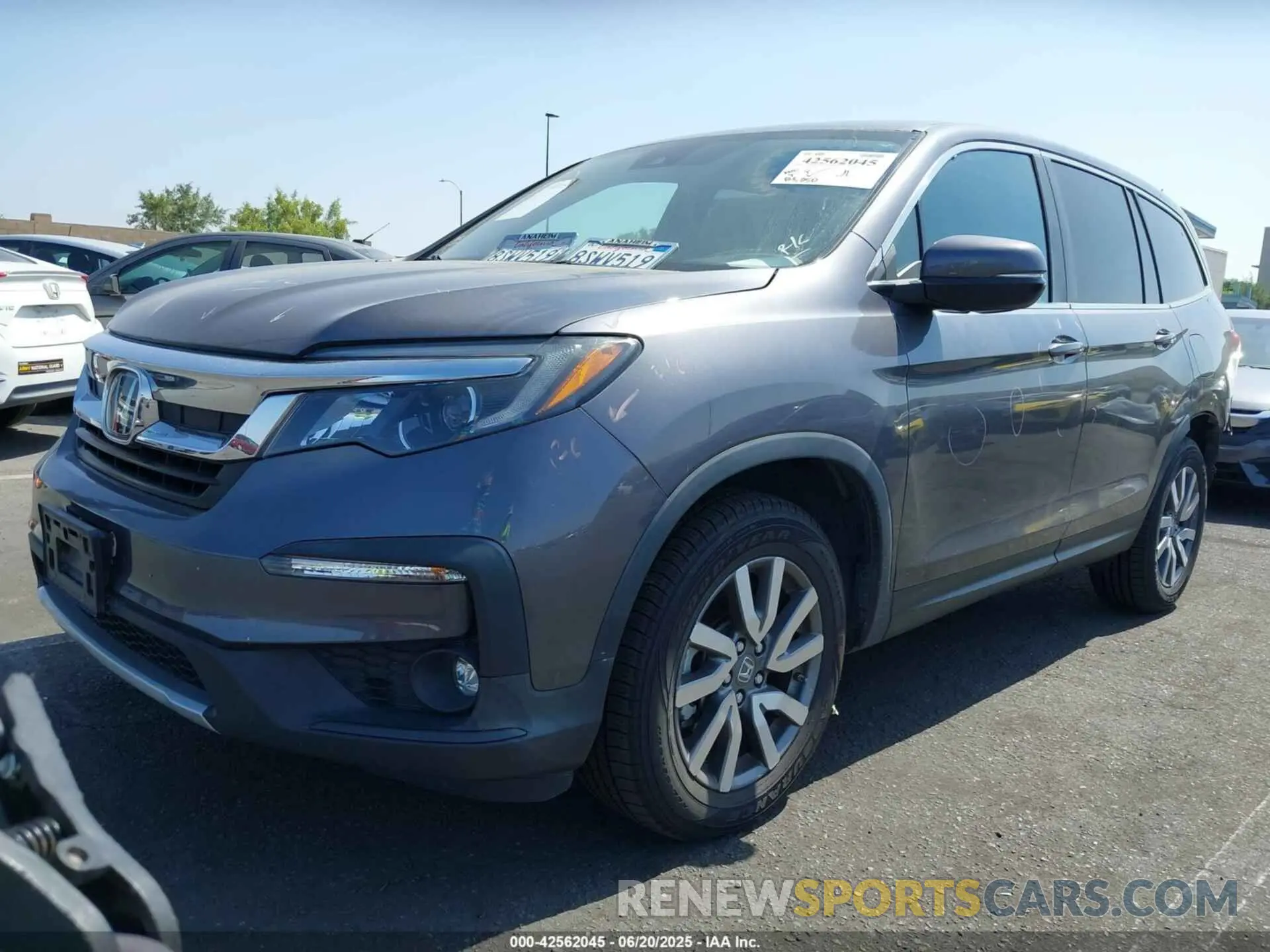 2 Photograph of a damaged car 5FNYF5H31MB004675 HONDA PILOT 2021