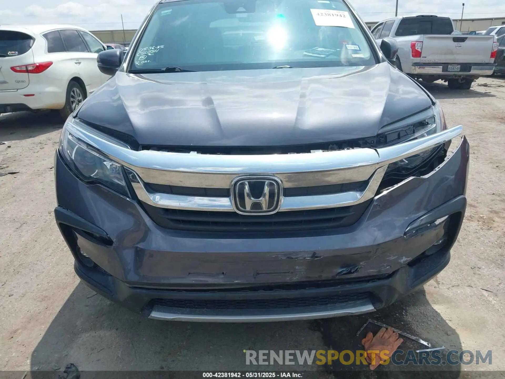 12 Photograph of a damaged car 5FNYF5H32MB033280 HONDA PILOT 2021