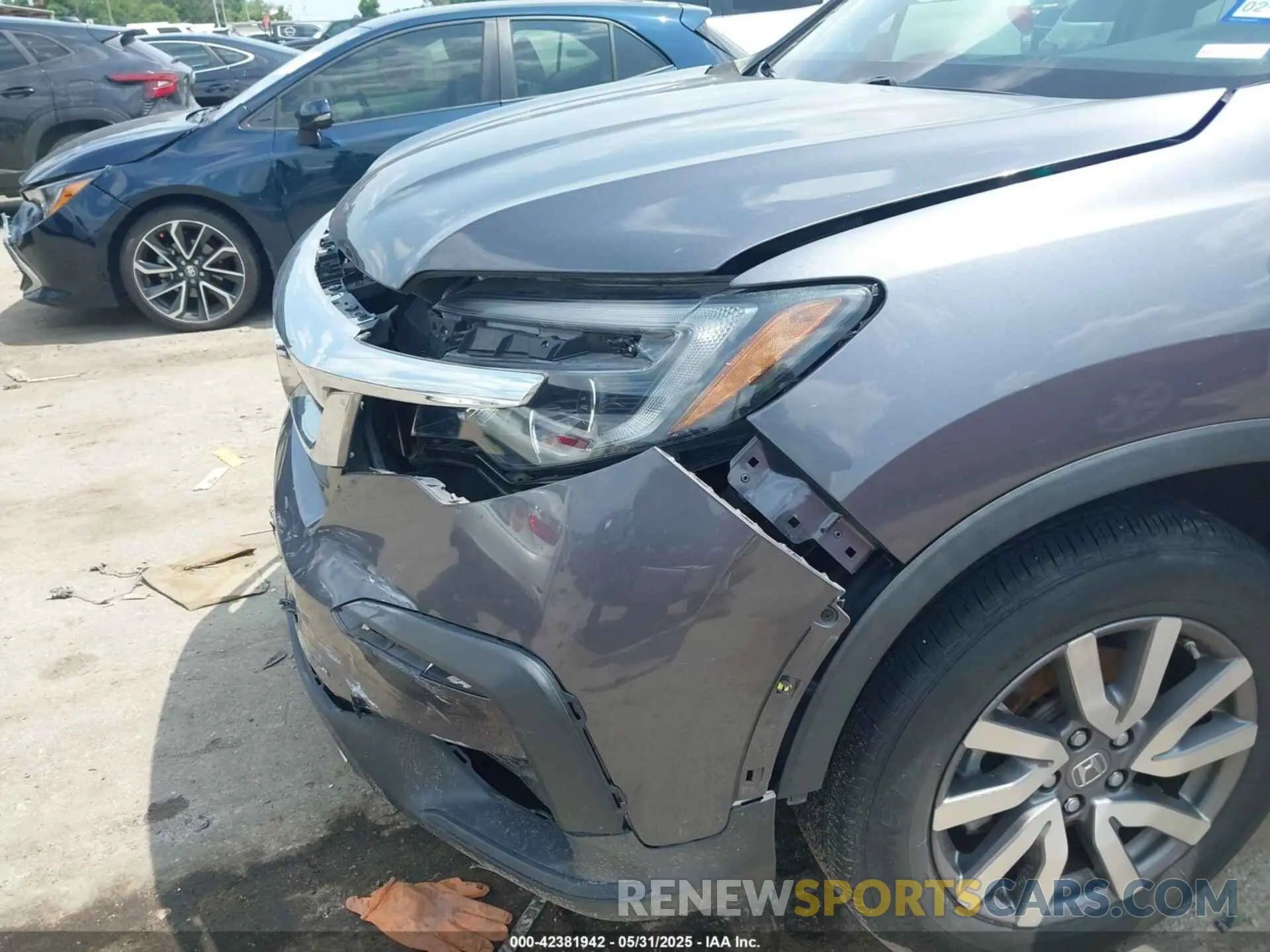 6 Photograph of a damaged car 5FNYF5H32MB033280 HONDA PILOT 2021