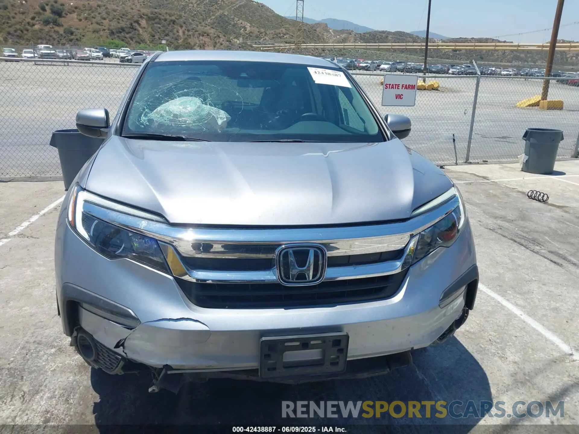 12 Photograph of a damaged car 5FNYF5H34MB021759 HONDA PILOT 2021