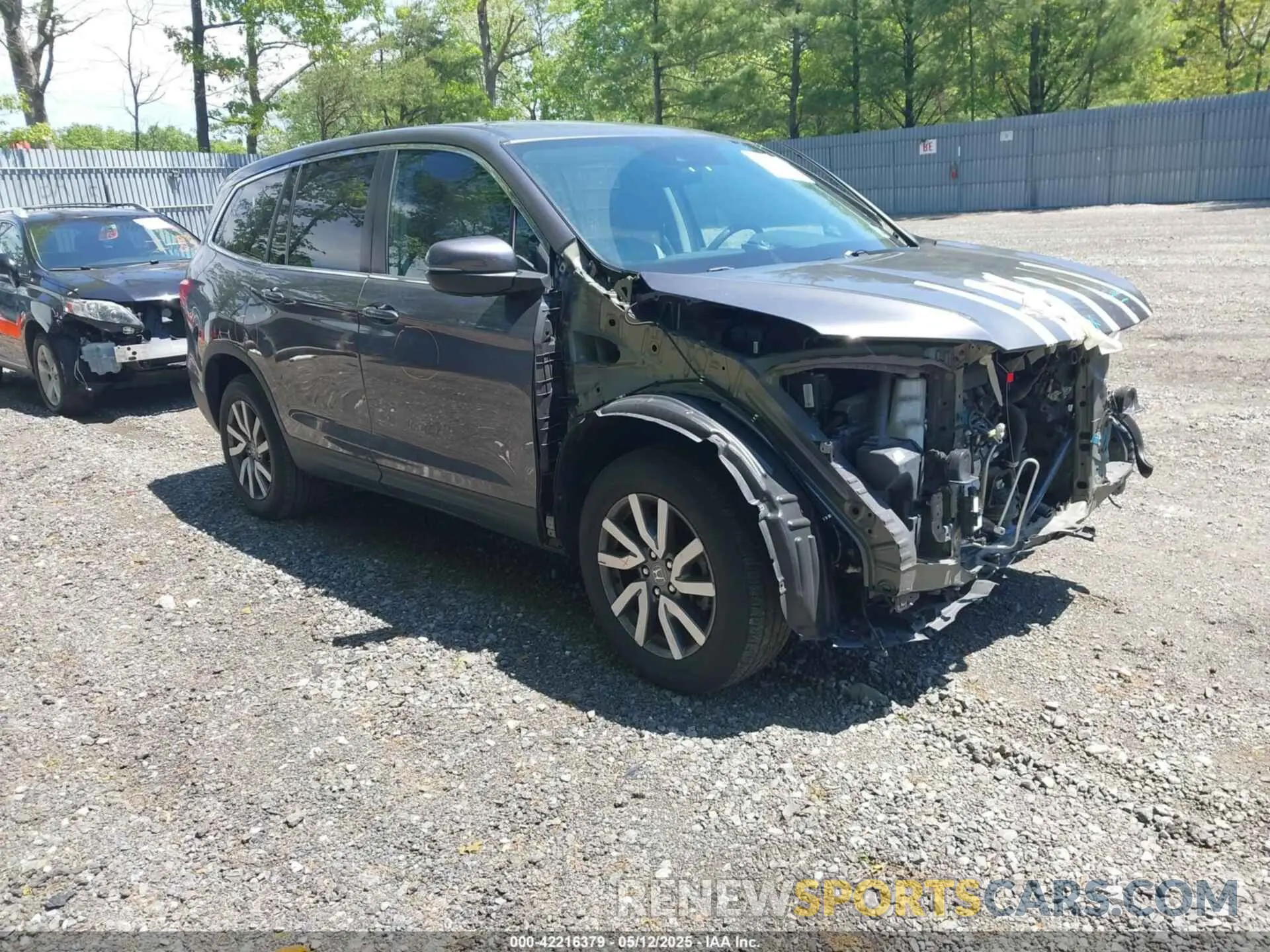 1 Photograph of a damaged car 5FNYF5H35MB013590 HONDA PILOT 2021