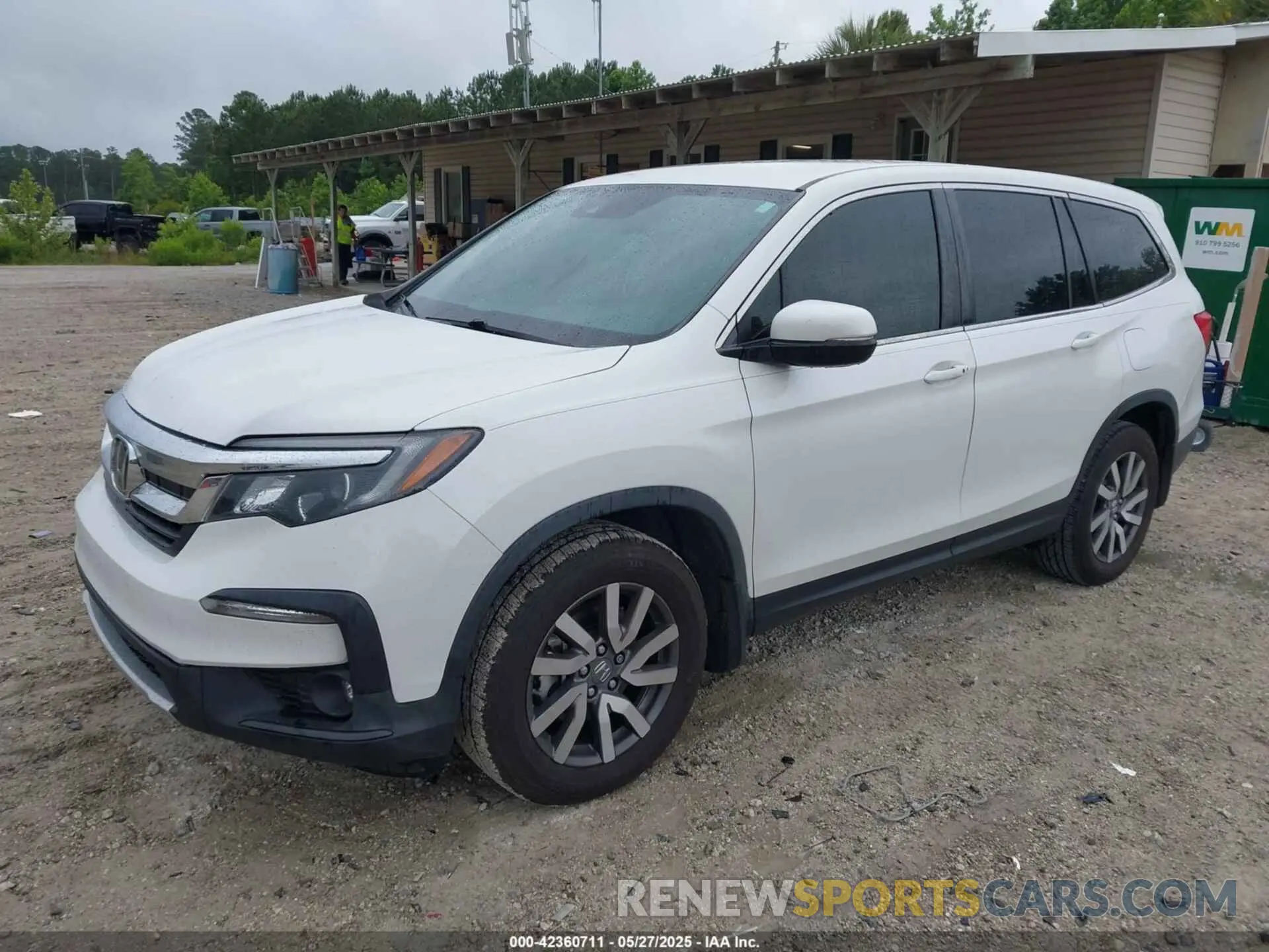 2 Photograph of a damaged car 5FNYF5H35MB016697 HONDA PILOT 2021