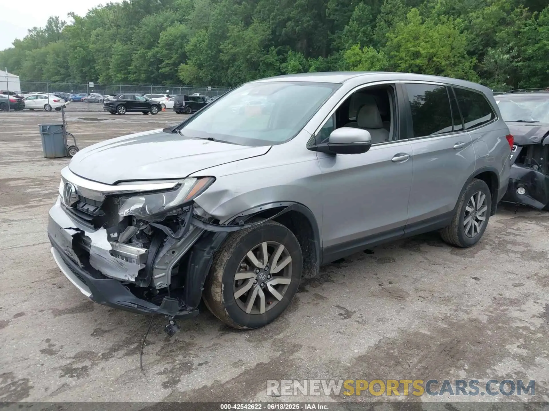2 Photograph of a damaged car 5FNYF5H36MB039437 HONDA PILOT 2021