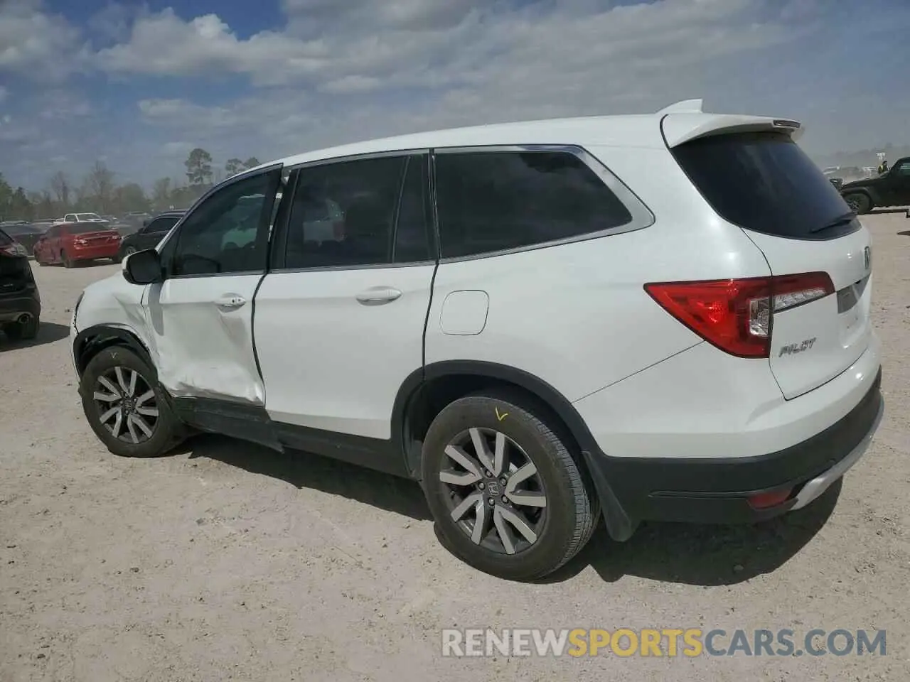2 Photograph of a damaged car 5FNYF5H39MB016699 HONDA PILOT 2021