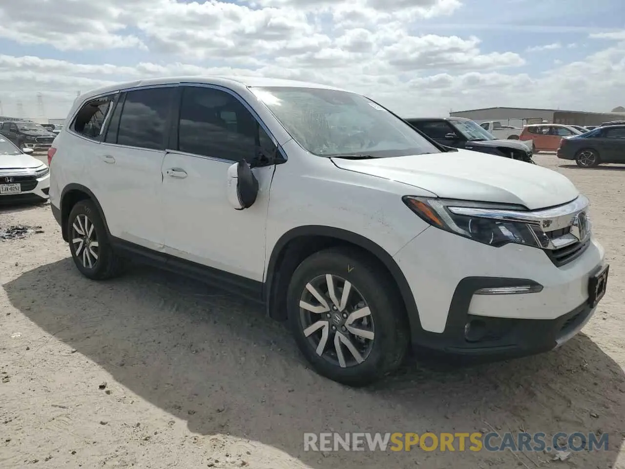 4 Photograph of a damaged car 5FNYF5H39MB016699 HONDA PILOT 2021