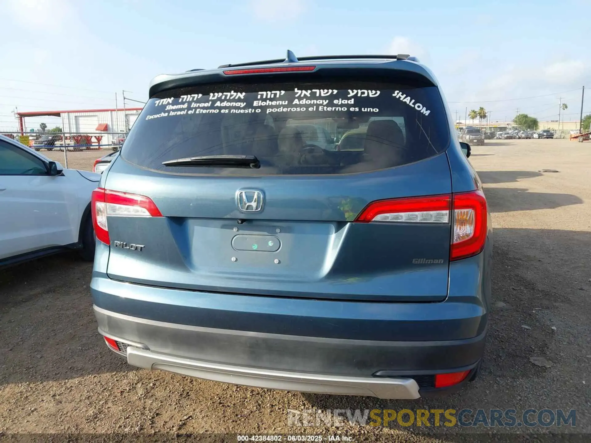 16 Photograph of a damaged car 5FNYF5H3XMB043779 HONDA PILOT 2021