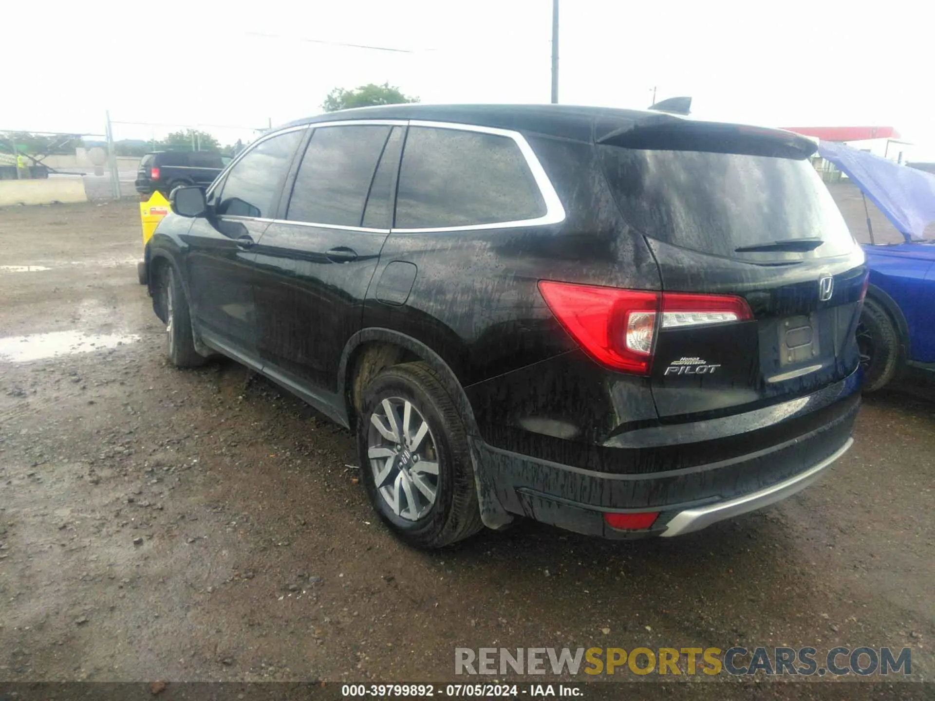 3 Photograph of a damaged car 5FNYF5H50MB011165 HONDA PILOT 2021