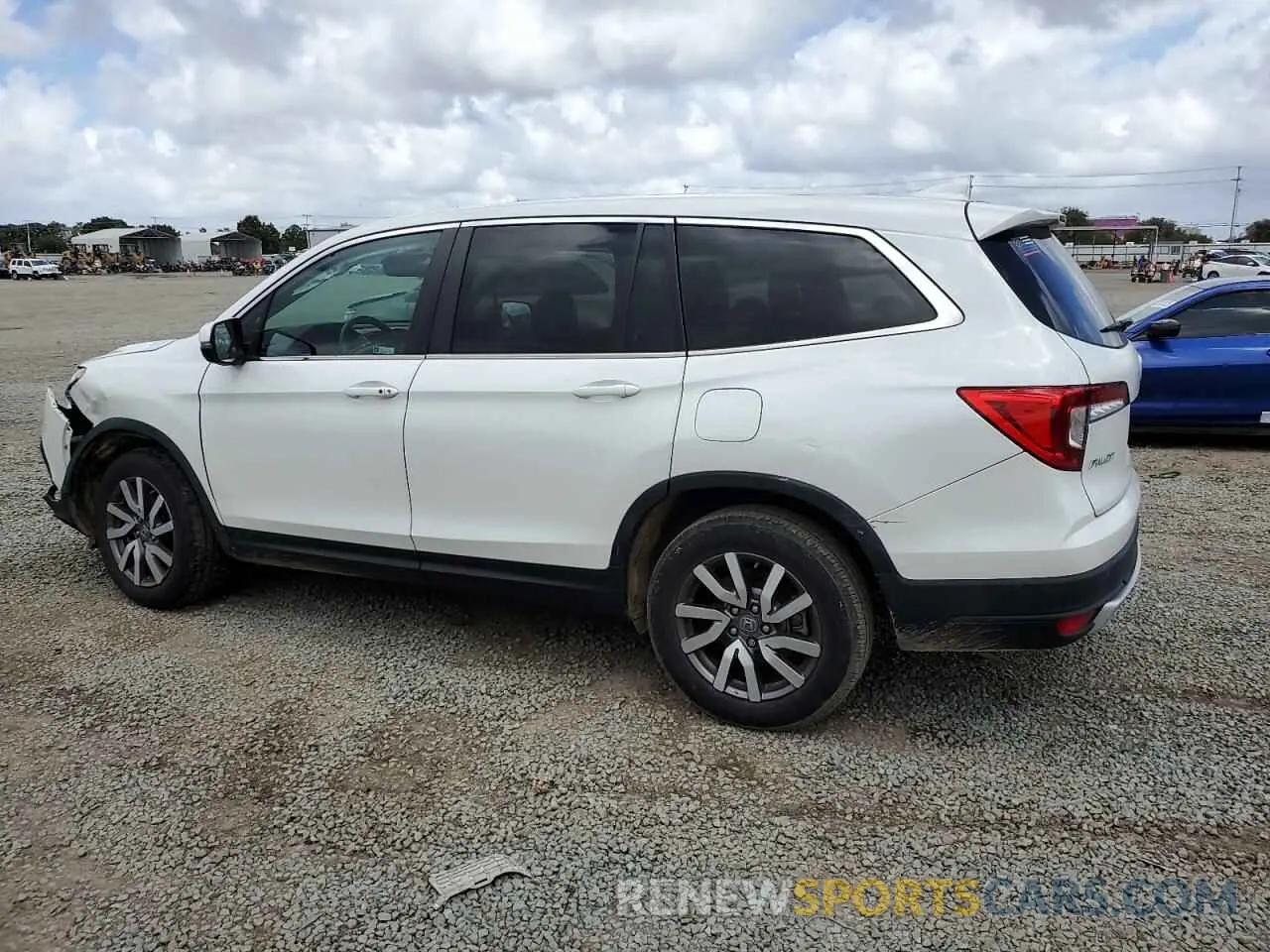 2 Photograph of a damaged car 5FNYF5H51MB035569 HONDA PILOT 2021