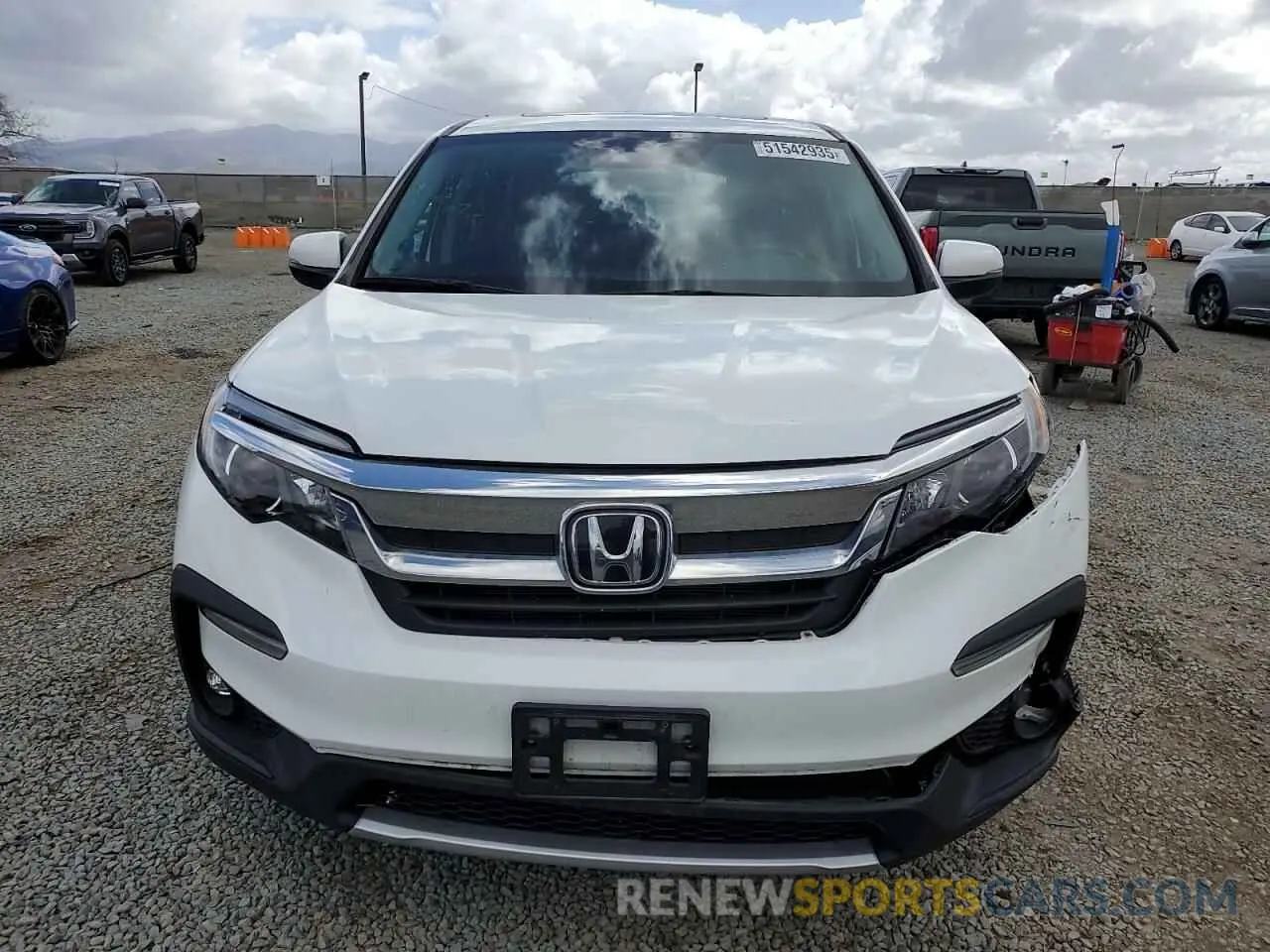 5 Photograph of a damaged car 5FNYF5H51MB035569 HONDA PILOT 2021