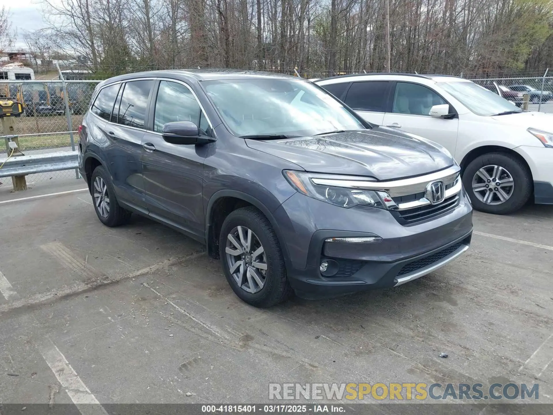 1 Photograph of a damaged car 5FNYF5H53MB004212 HONDA PILOT 2021