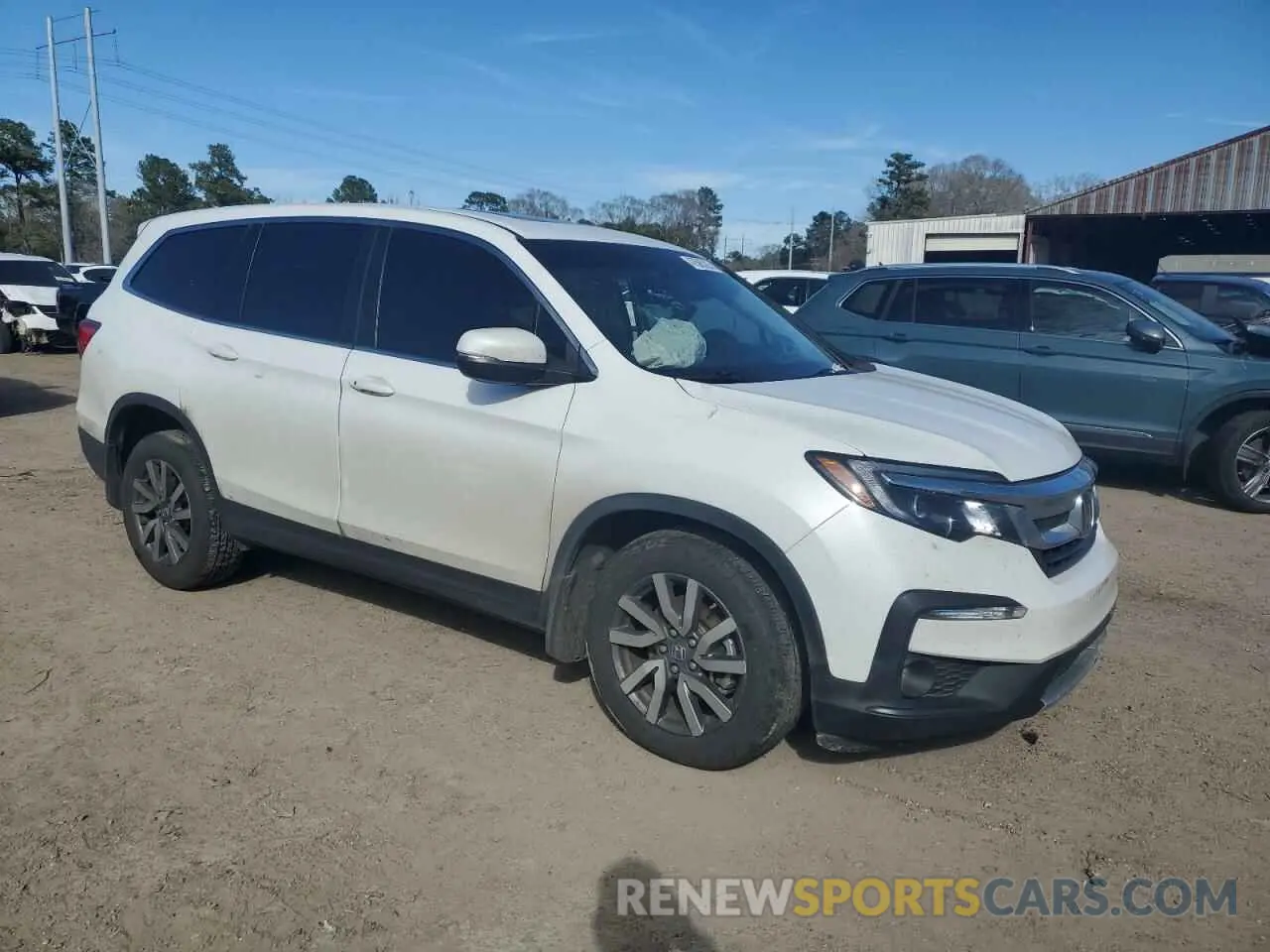 4 Photograph of a damaged car 5FNYF5H53MB037341 HONDA PILOT 2021