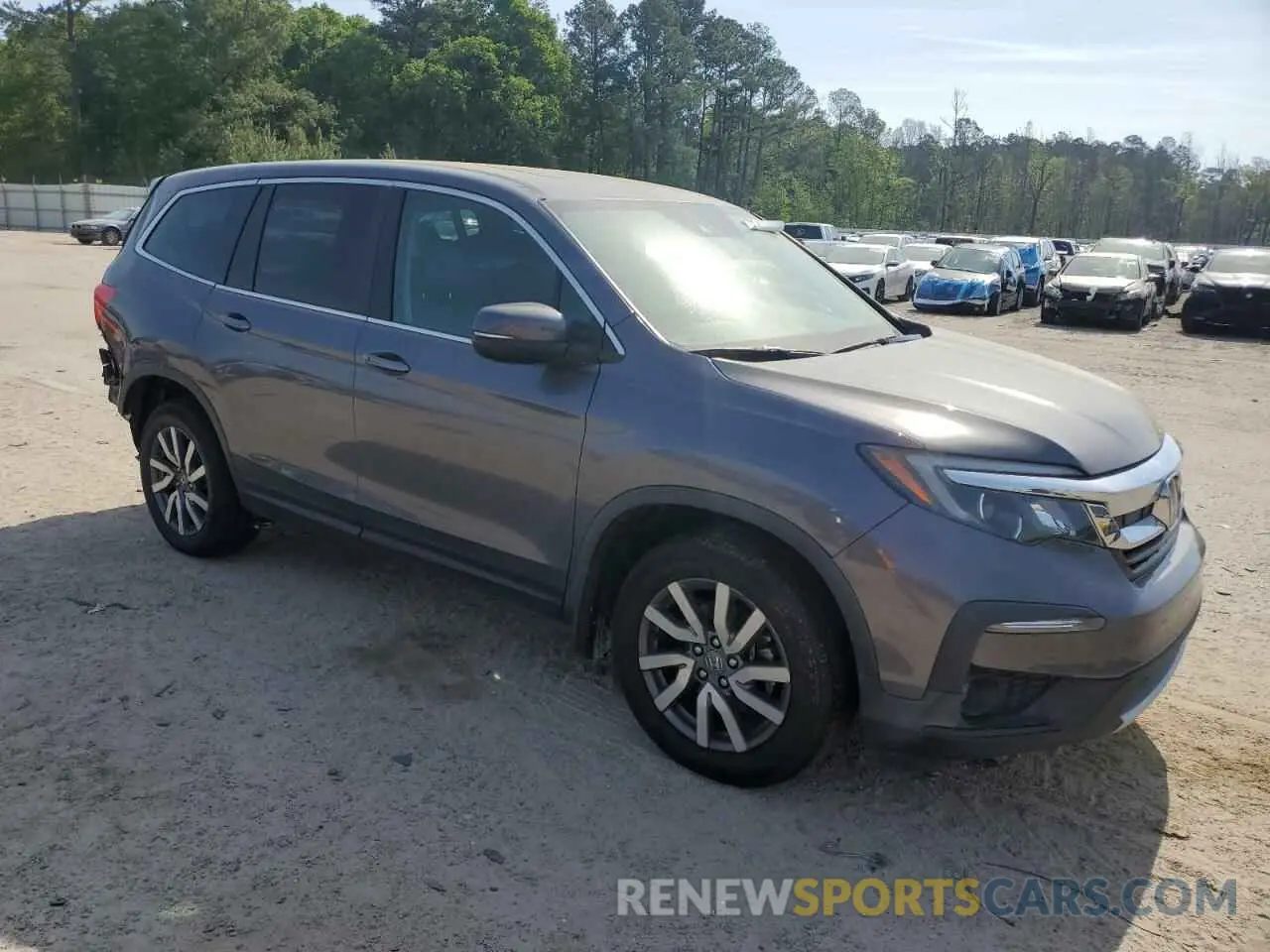 4 Photograph of a damaged car 5FNYF5H53MB038148 HONDA PILOT 2021