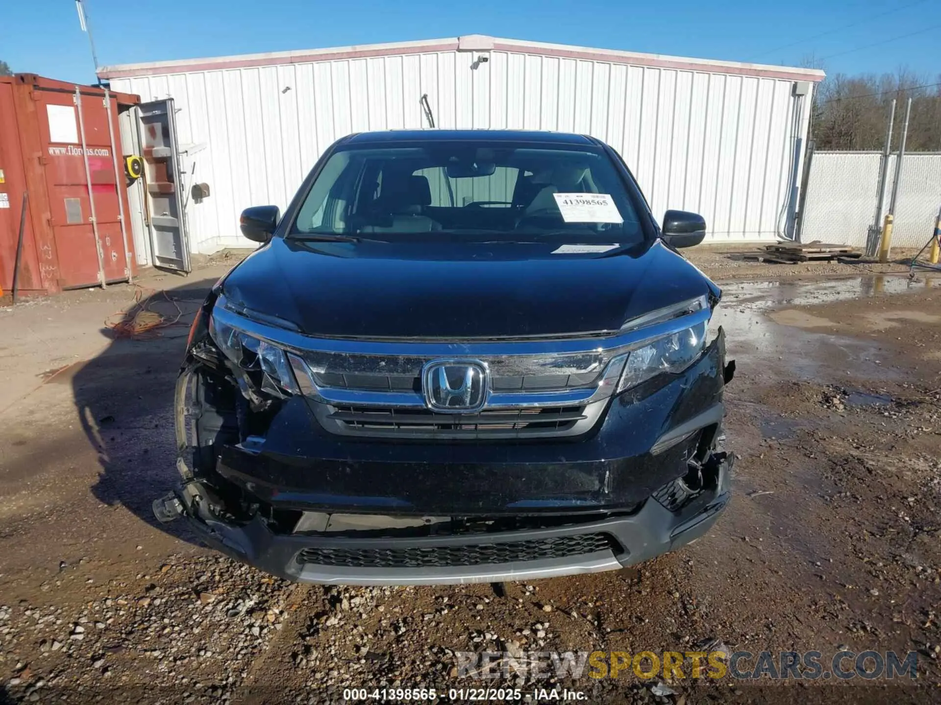 13 Photograph of a damaged car 5FNYF5H54MB038028 HONDA PILOT 2021