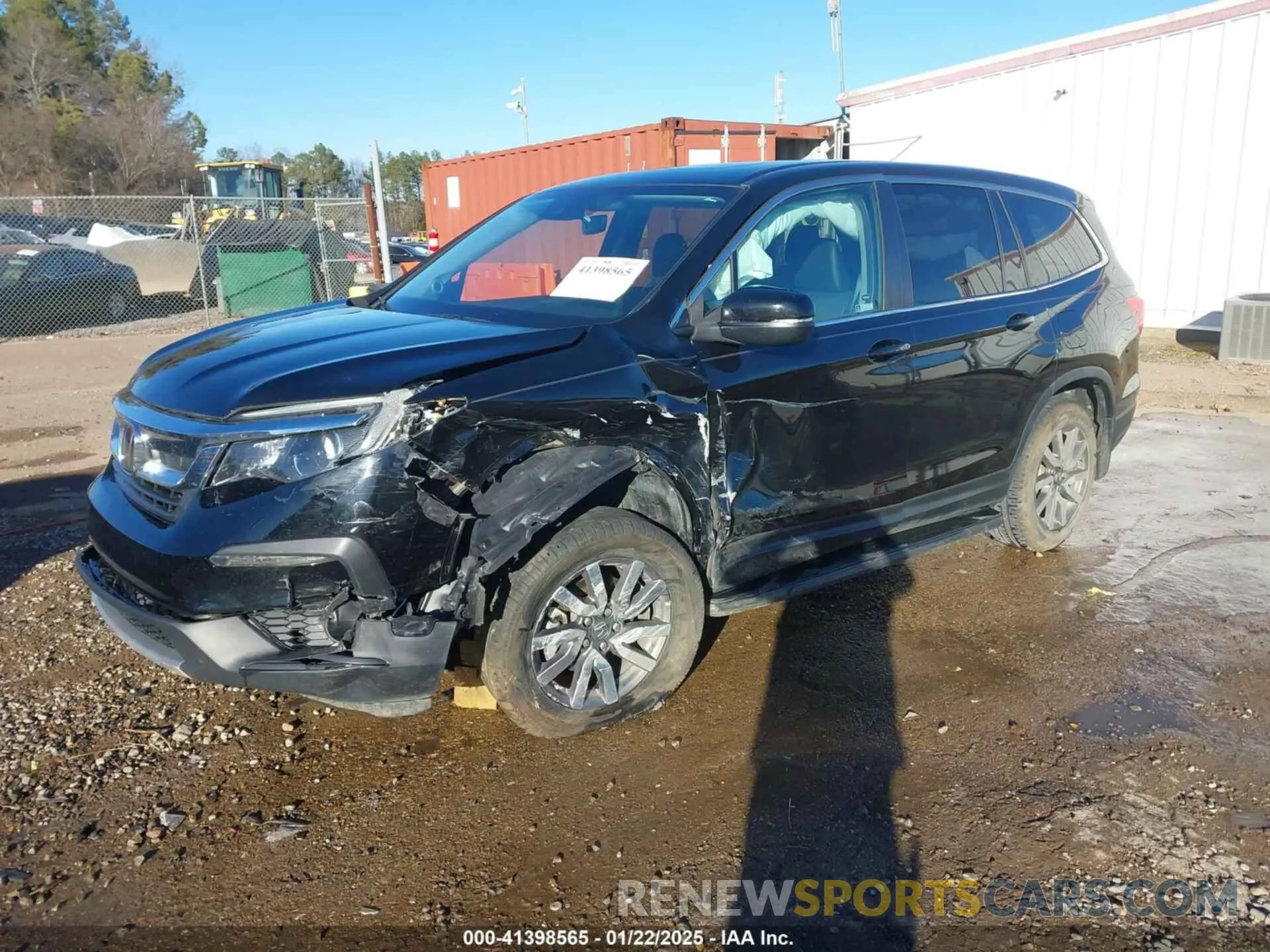 2 Photograph of a damaged car 5FNYF5H54MB038028 HONDA PILOT 2021