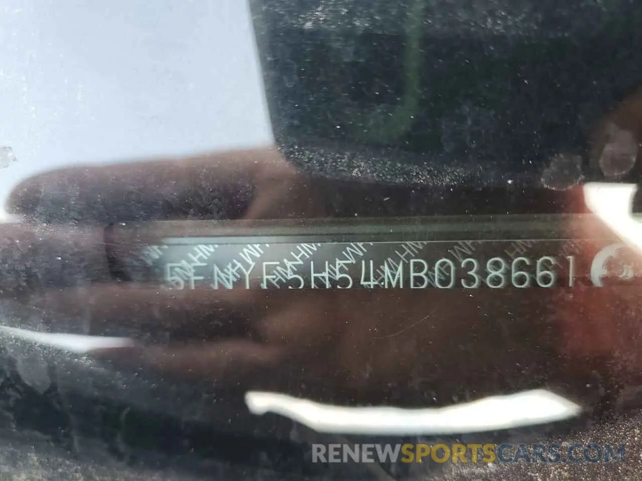 14 Photograph of a damaged car 5FNYF5H54MB038661 HONDA PILOT 2021