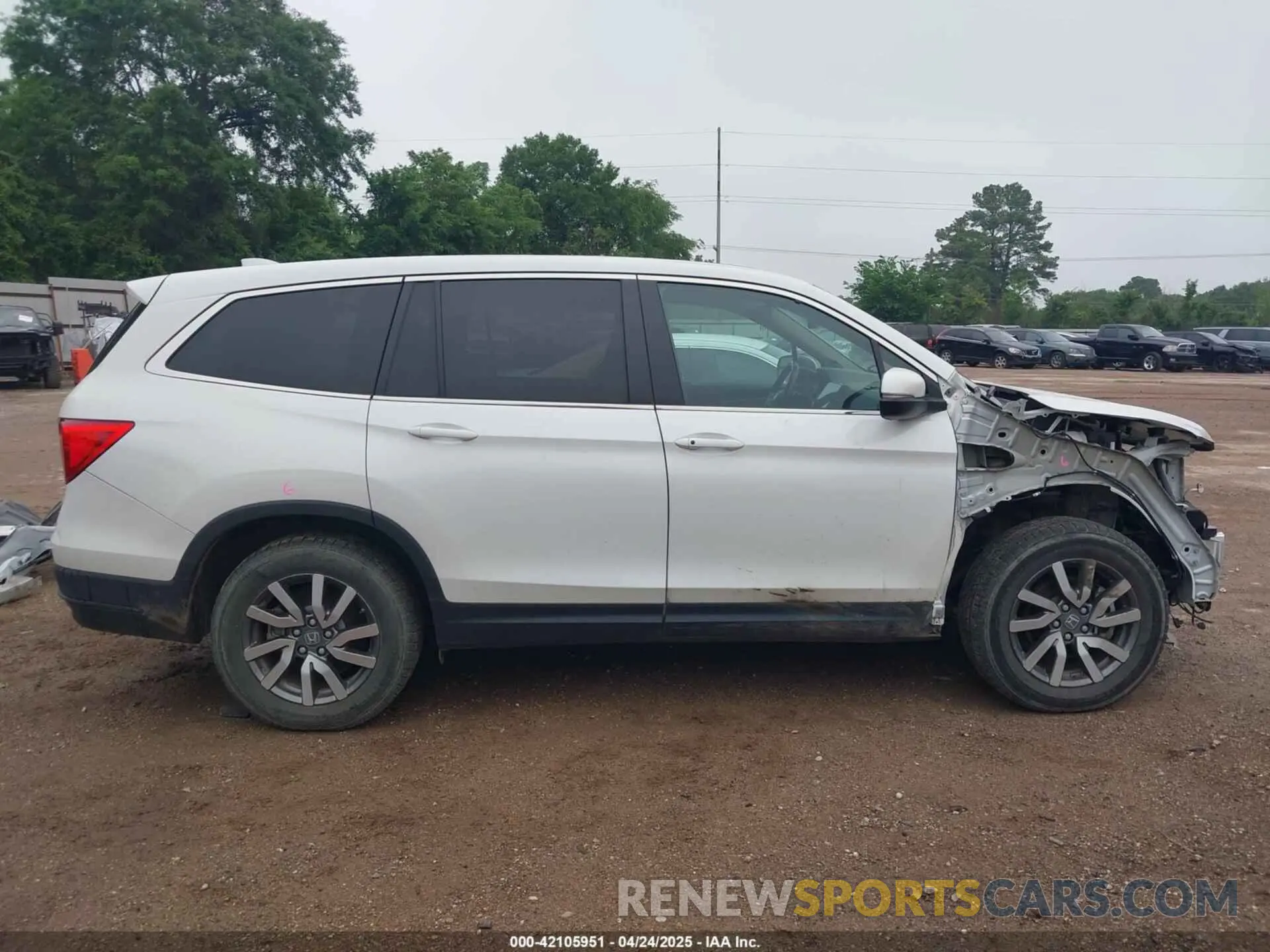 14 Photograph of a damaged car 5FNYF5H55MB028821 HONDA PILOT 2021