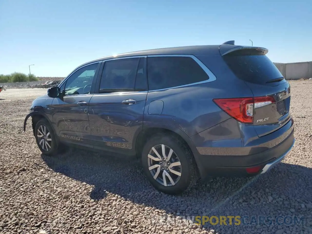 2 Photograph of a damaged car 5FNYF5H56MB007234 HONDA PILOT 2021