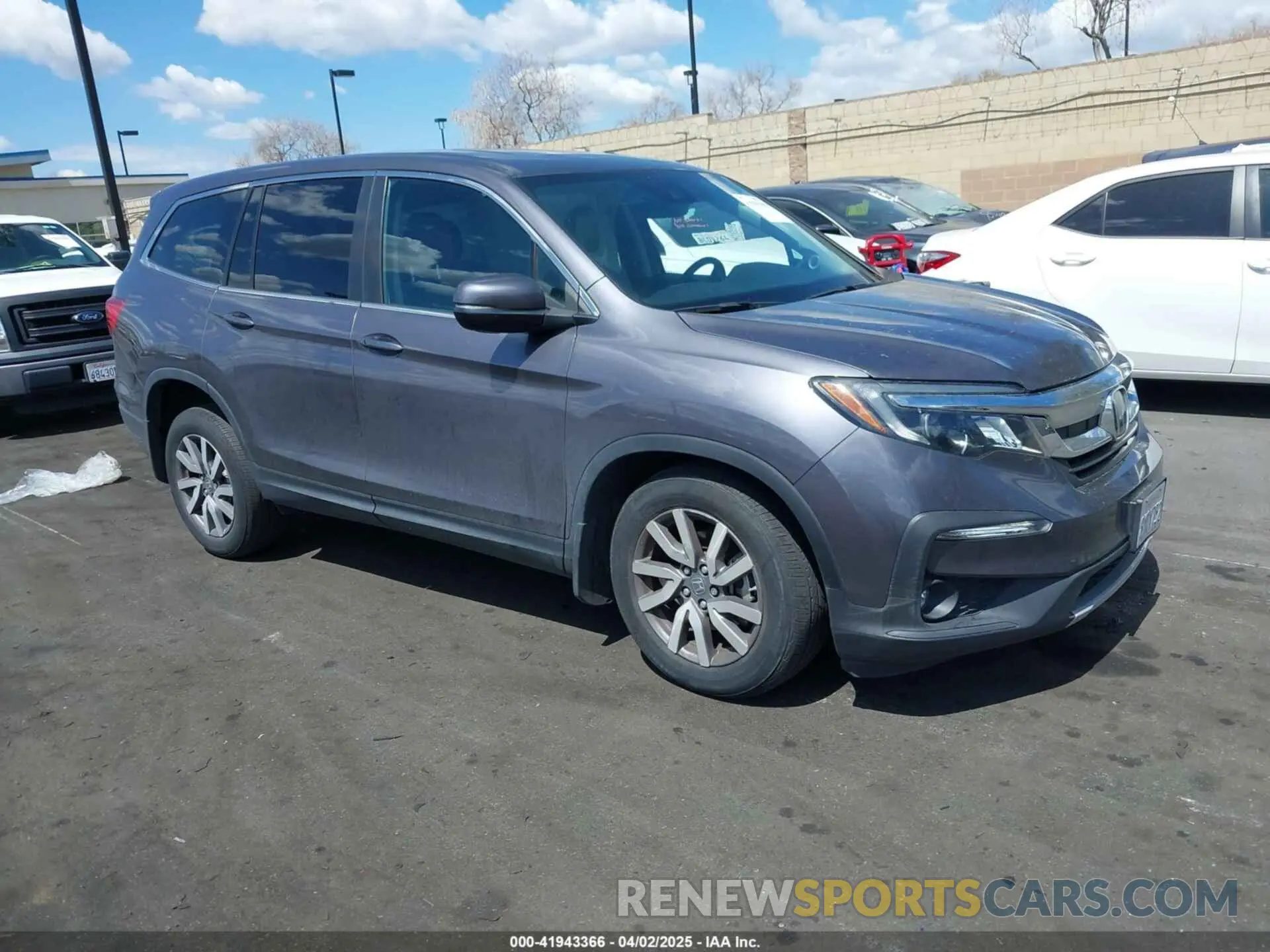 1 Photograph of a damaged car 5FNYF5H57MB046740 HONDA PILOT 2021