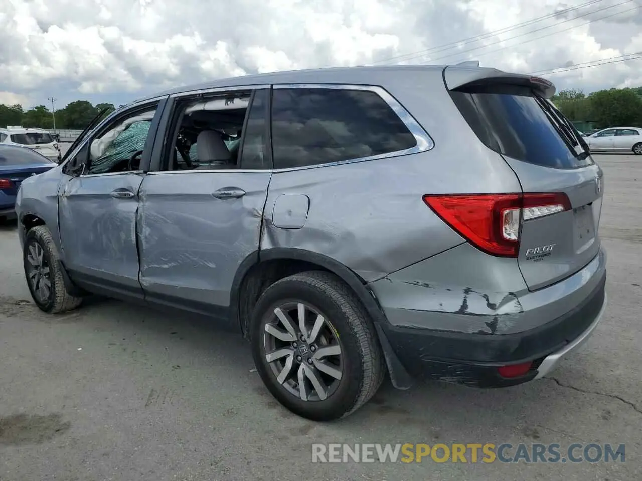 2 Photograph of a damaged car 5FNYF5H58MB008921 HONDA PILOT 2021