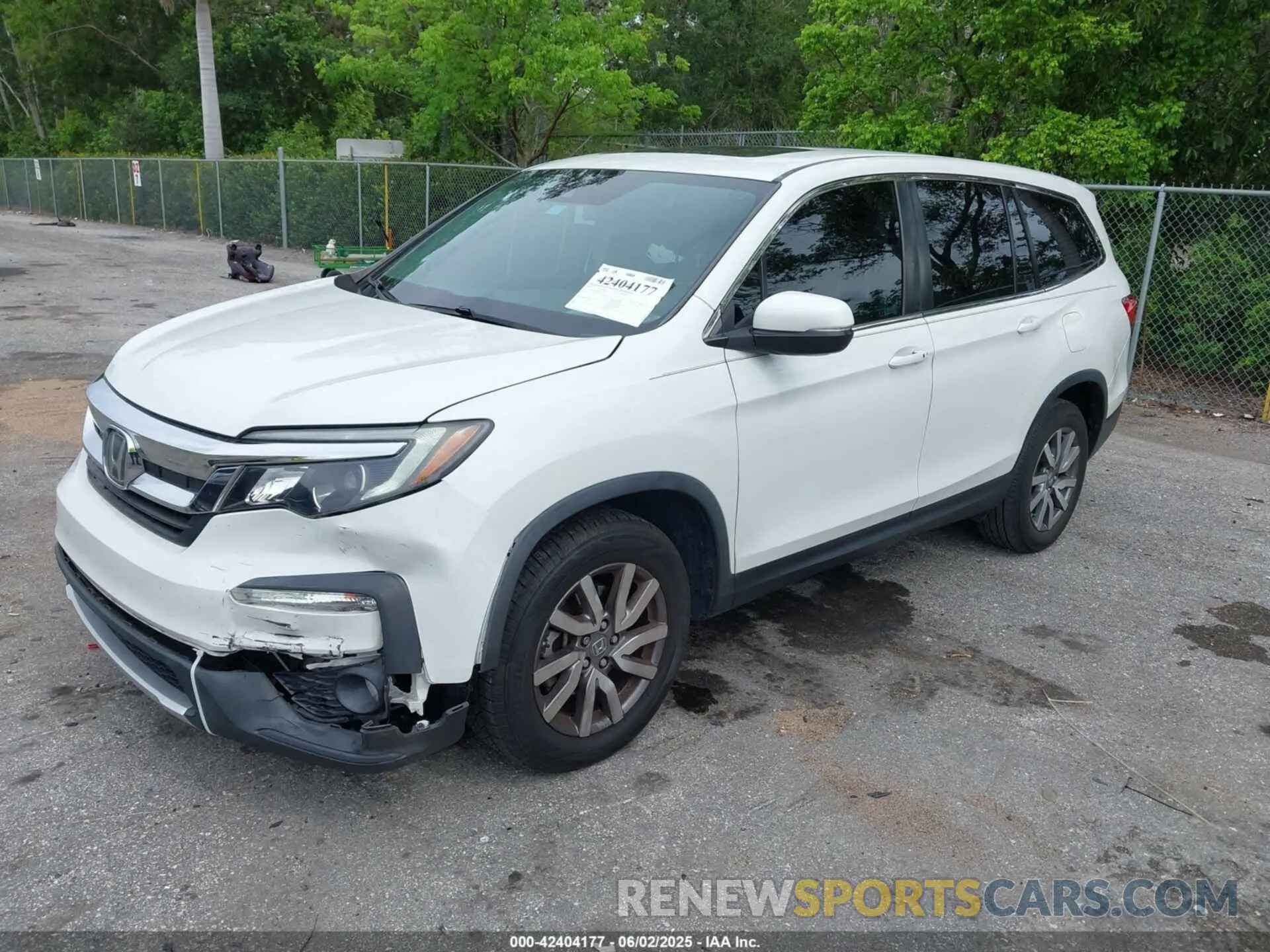 2 Photograph of a damaged car 5FNYF5H58MB027498 HONDA PILOT 2021