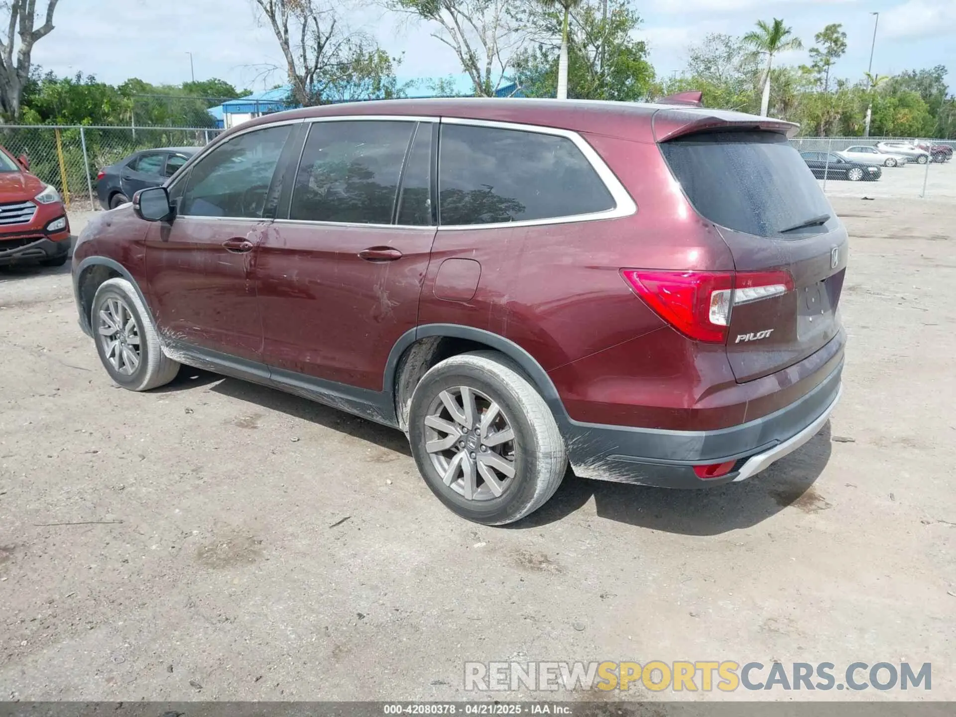 3 Photograph of a damaged car 5FNYF5H59MB025937 HONDA PILOT 2021