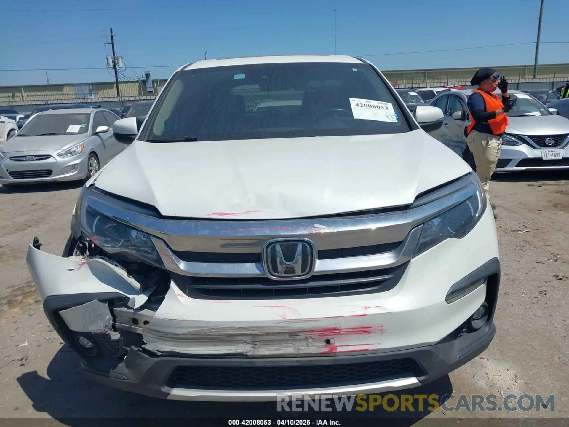 11 Photograph of a damaged car 5FNYF5H59MB040132 HONDA PILOT 2021