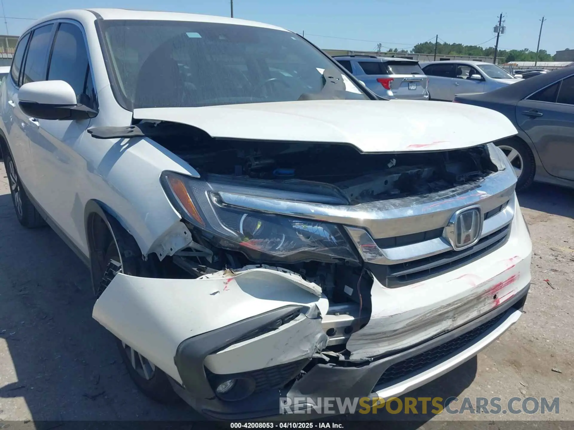 6 Photograph of a damaged car 5FNYF5H59MB040132 HONDA PILOT 2021