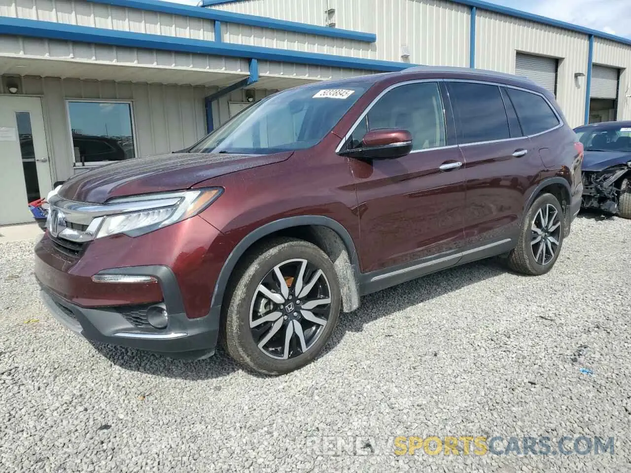 1 Photograph of a damaged car 5FNYF5H62MB020765 HONDA PILOT 2021