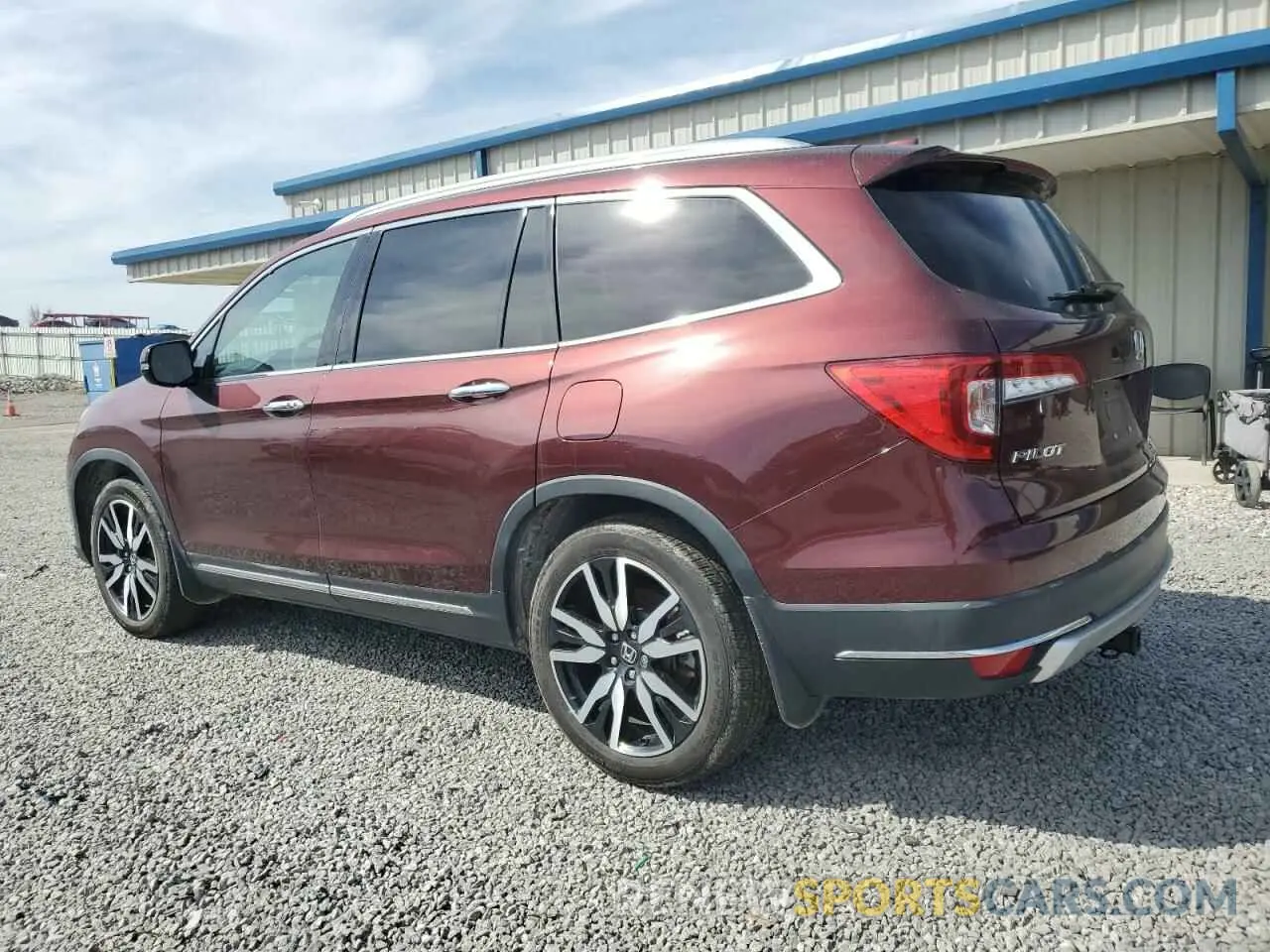 2 Photograph of a damaged car 5FNYF5H62MB020765 HONDA PILOT 2021