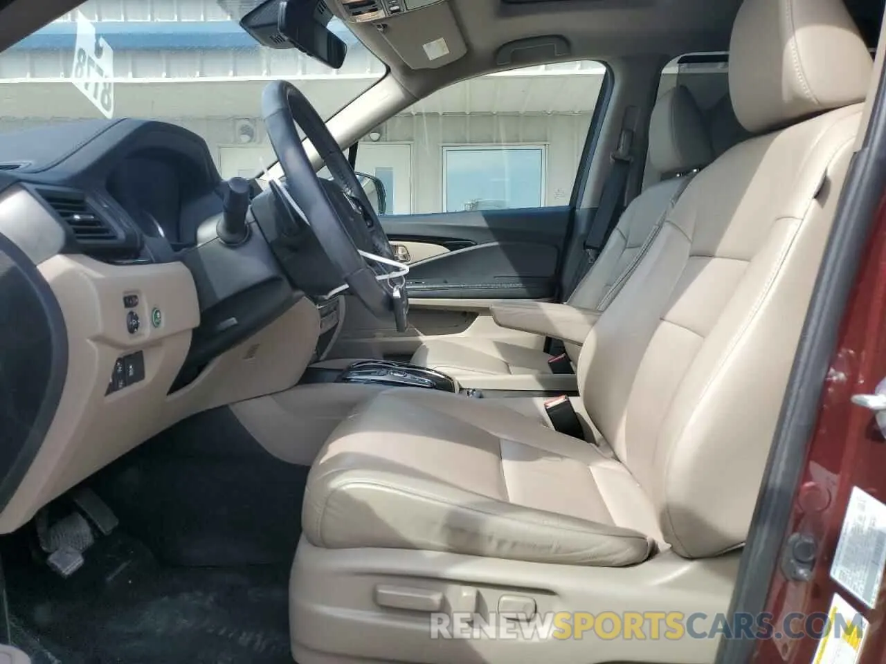 7 Photograph of a damaged car 5FNYF5H62MB020765 HONDA PILOT 2021