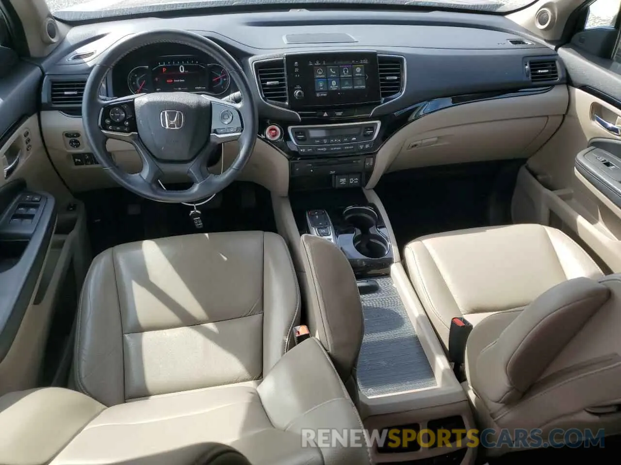 8 Photograph of a damaged car 5FNYF5H62MB020765 HONDA PILOT 2021