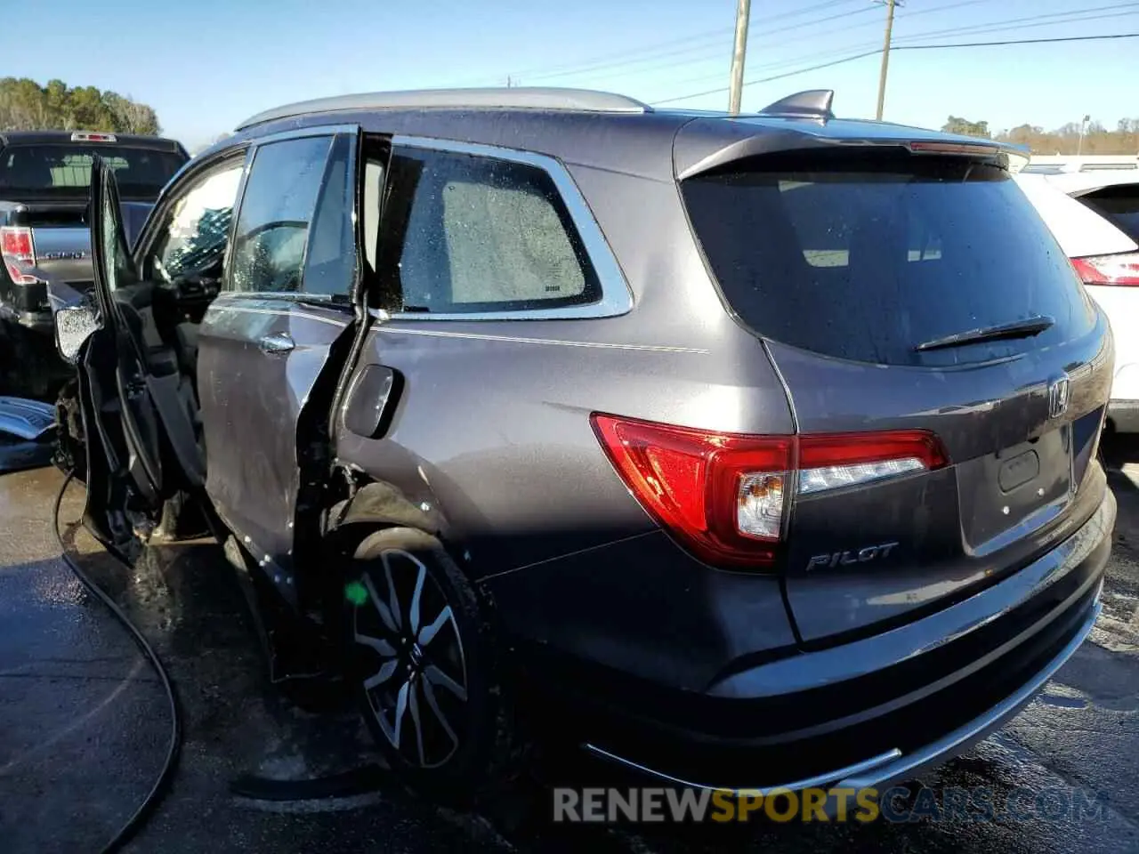 2 Photograph of a damaged car 5FNYF5H66MB022745 HONDA PILOT 2021