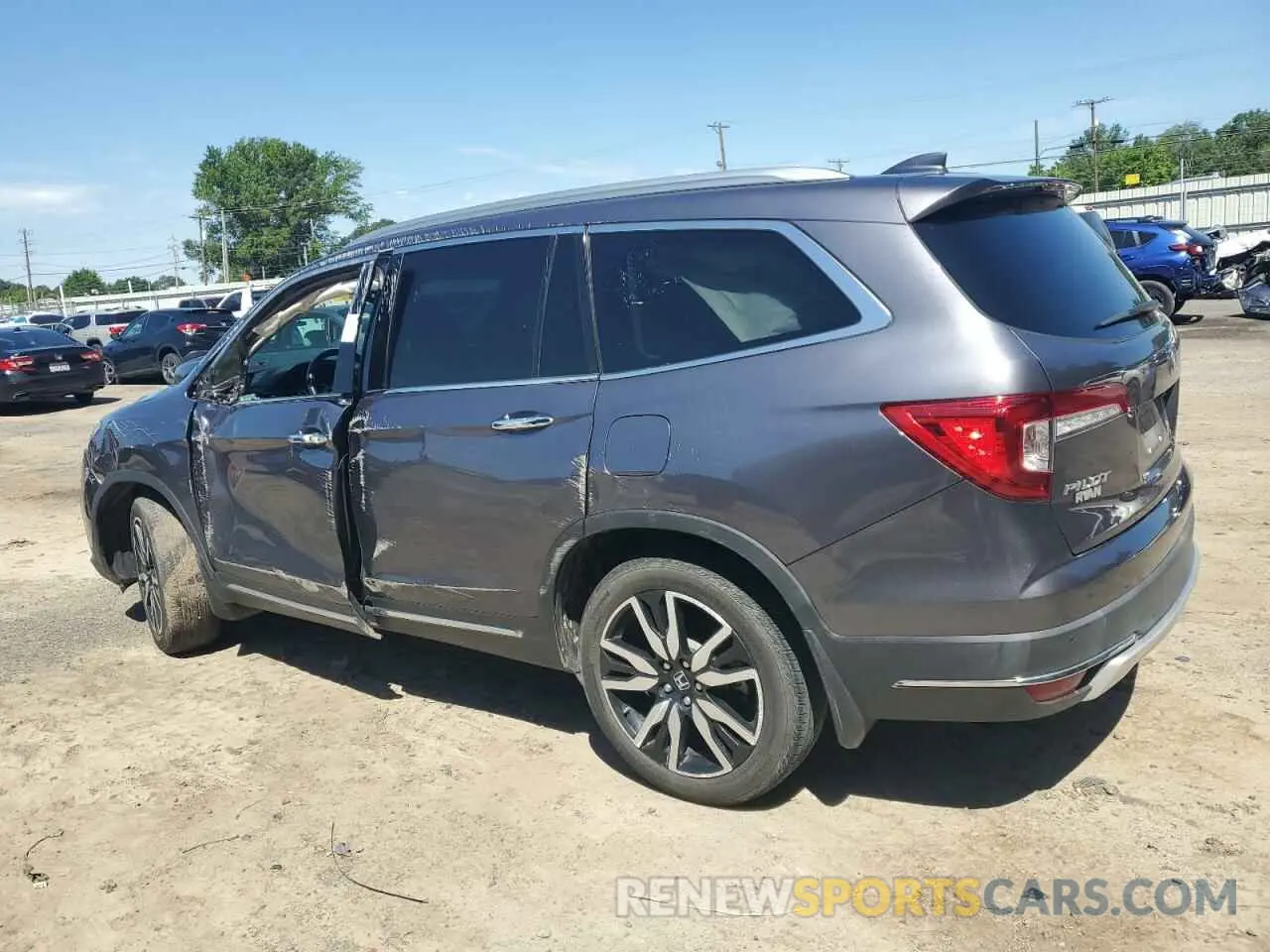 2 Photograph of a damaged car 5FNYF5H67MB014007 HONDA PILOT 2021