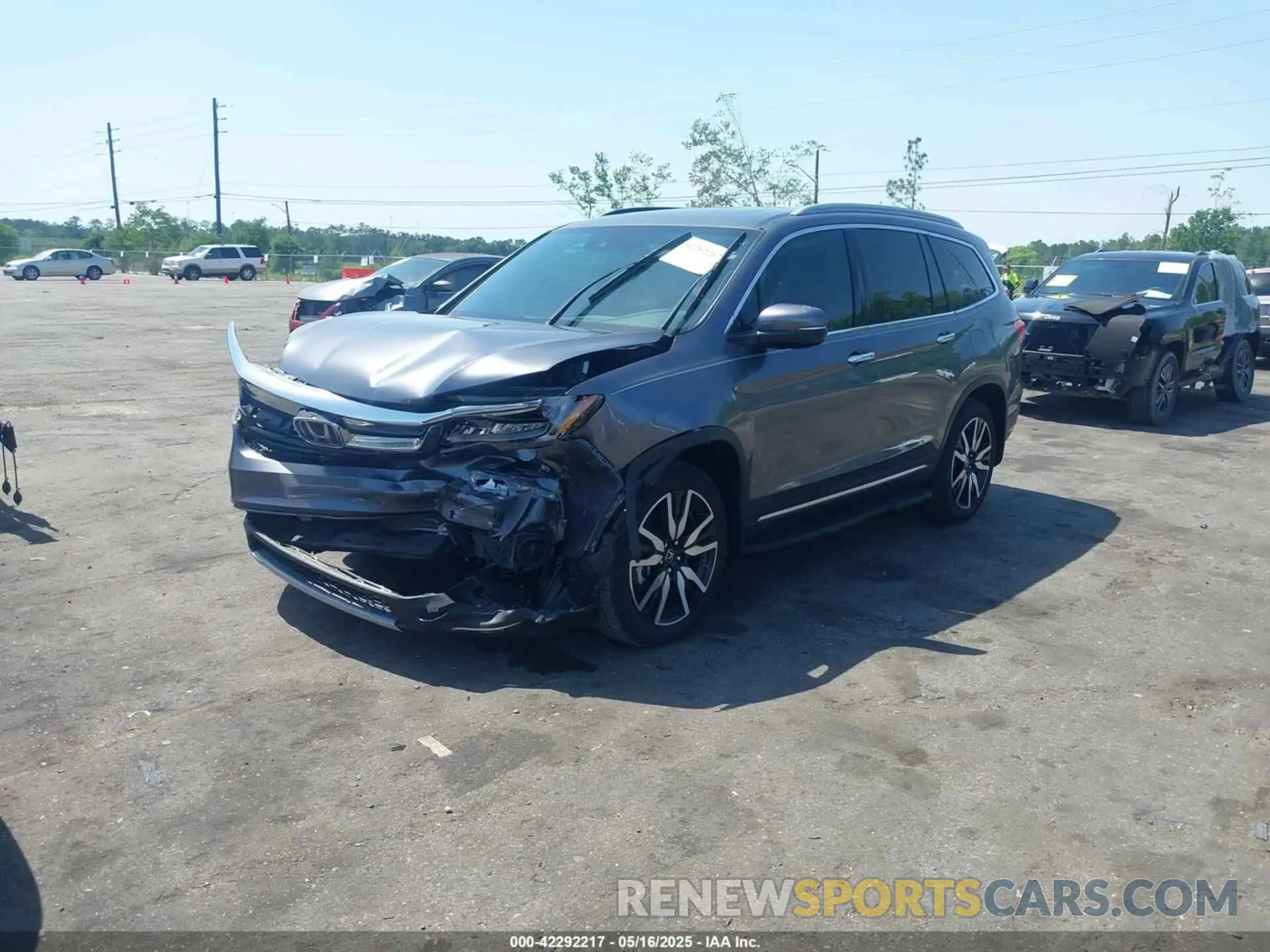 2 Photograph of a damaged car 5FNYF5H6XMB035630 HONDA PILOT 2021