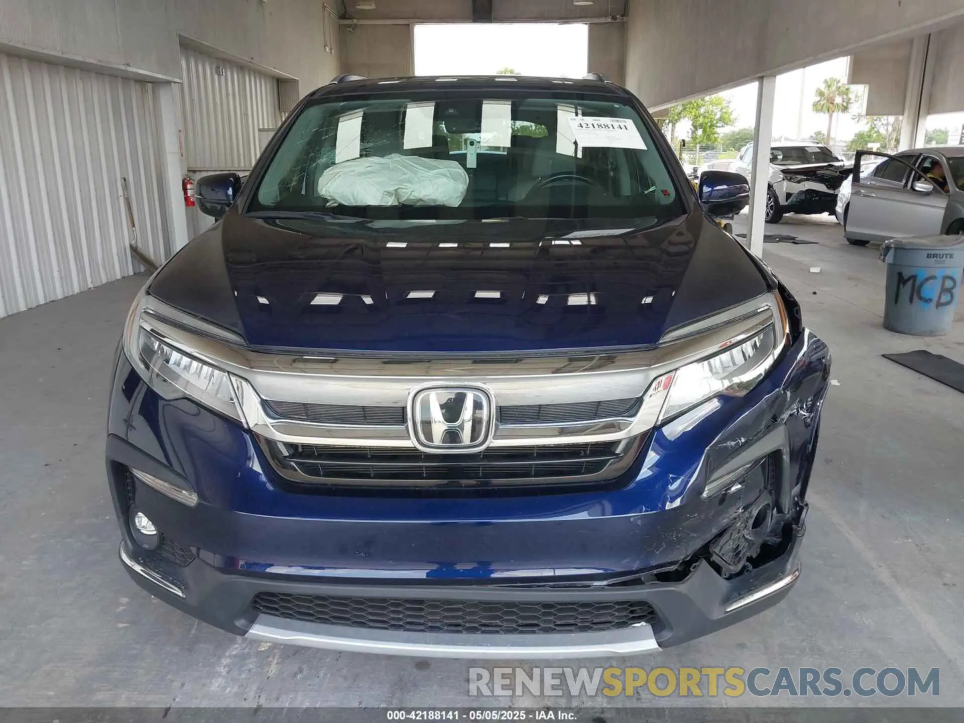12 Photograph of a damaged car 5FNYF5H93MB002463 HONDA PILOT 2021