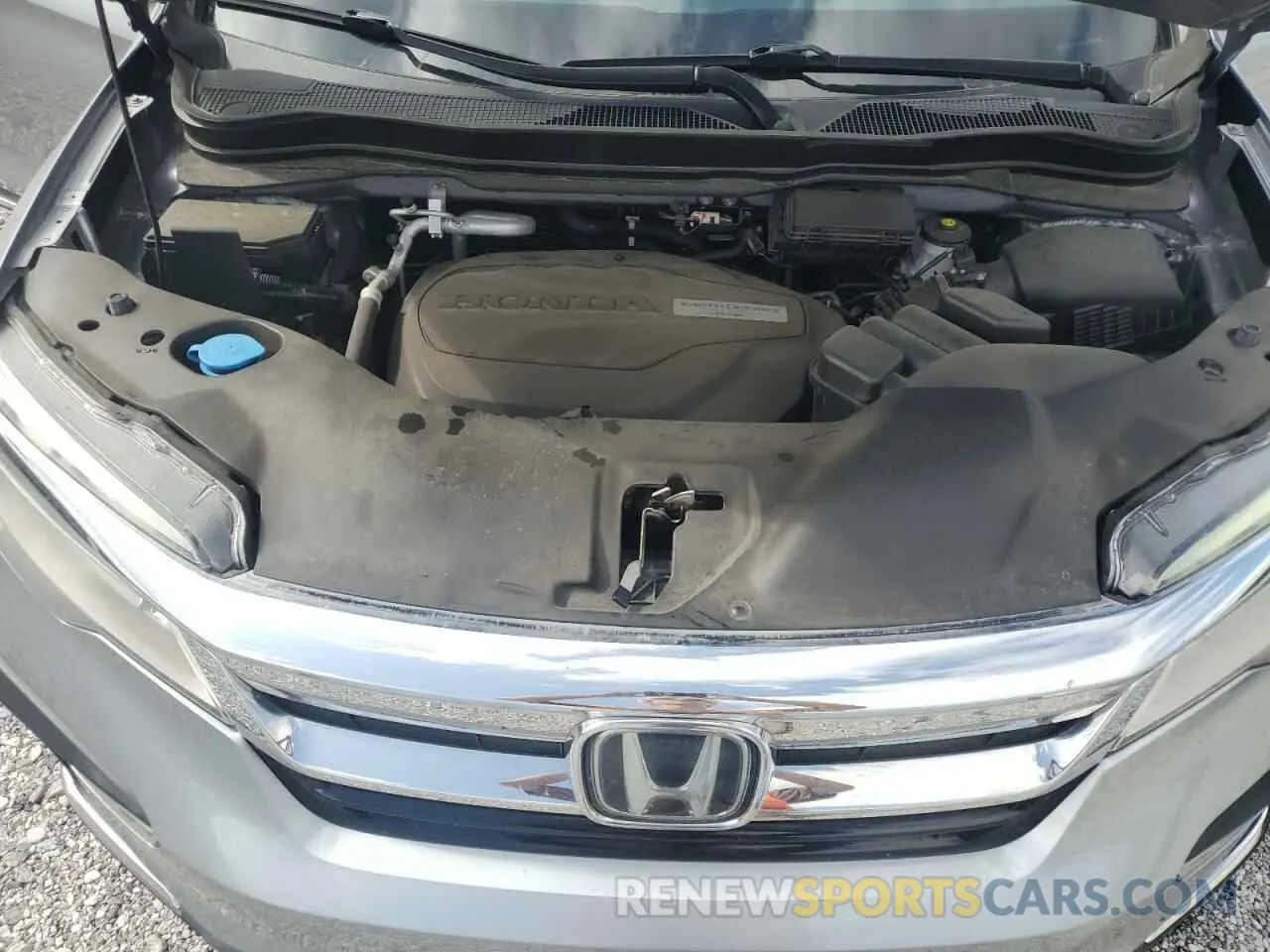 12 Photograph of a damaged car 5FNYF5H96MB001520 HONDA PILOT 2021
