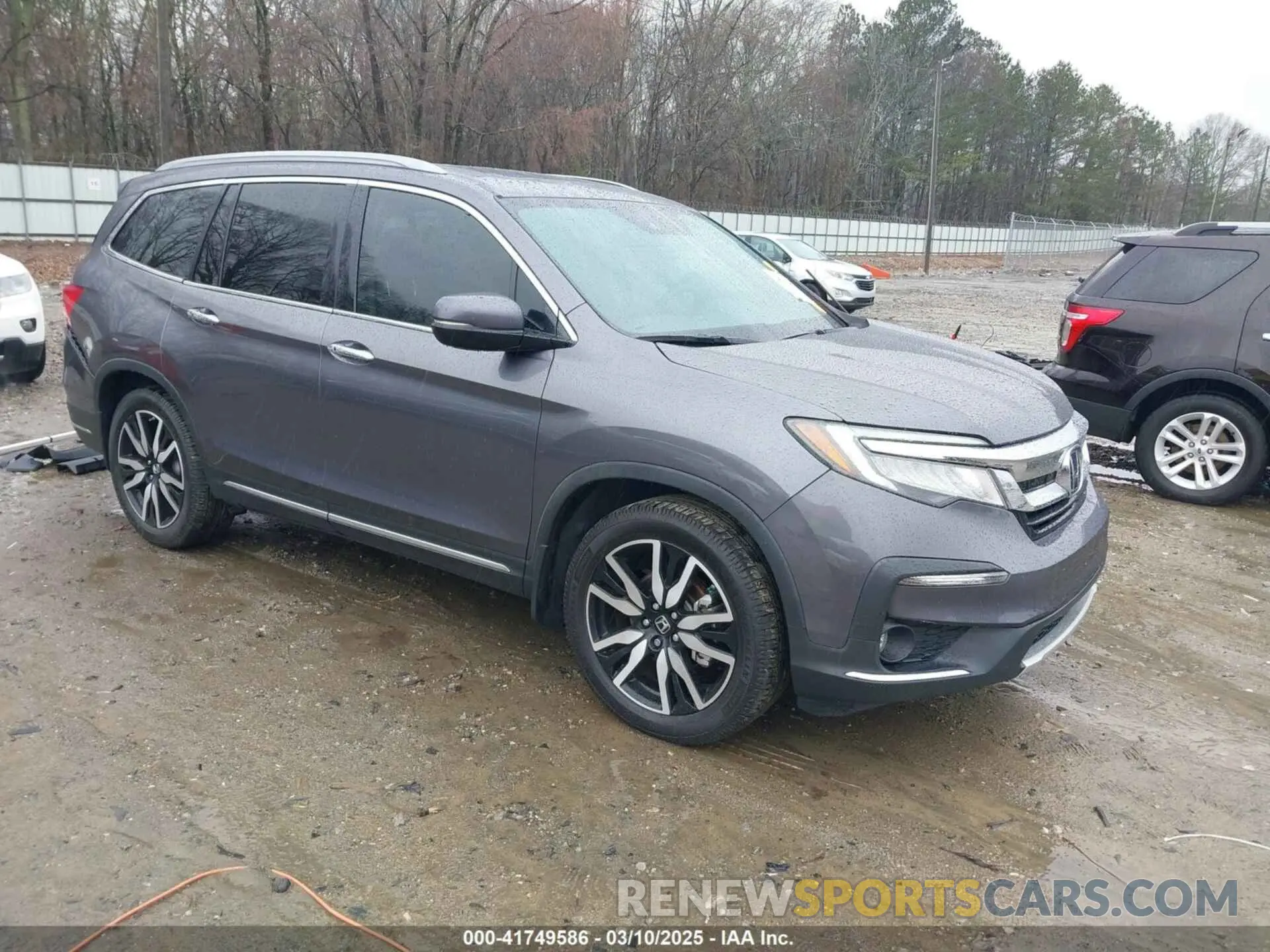 1 Photograph of a damaged car 5FNYF5H9XMB014190 HONDA PILOT 2021