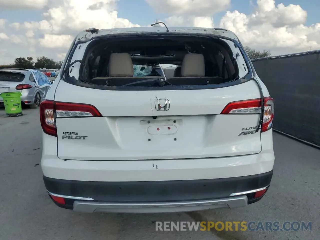 6 Photograph of a damaged car 5FNYF6H00MB064376 HONDA PILOT 2021