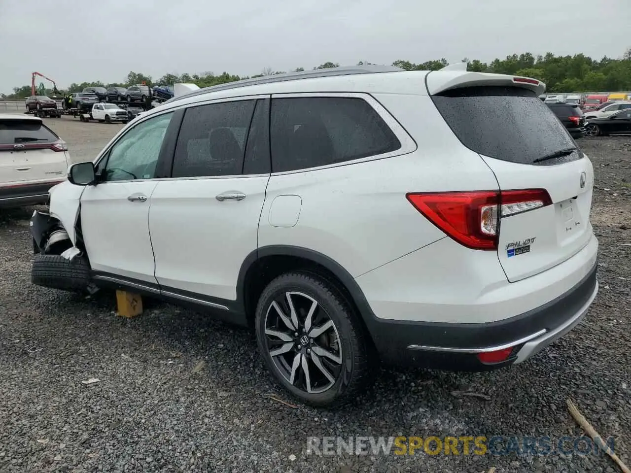 2 Photograph of a damaged car 5FNYF6H01MB057789 HONDA PILOT 2021