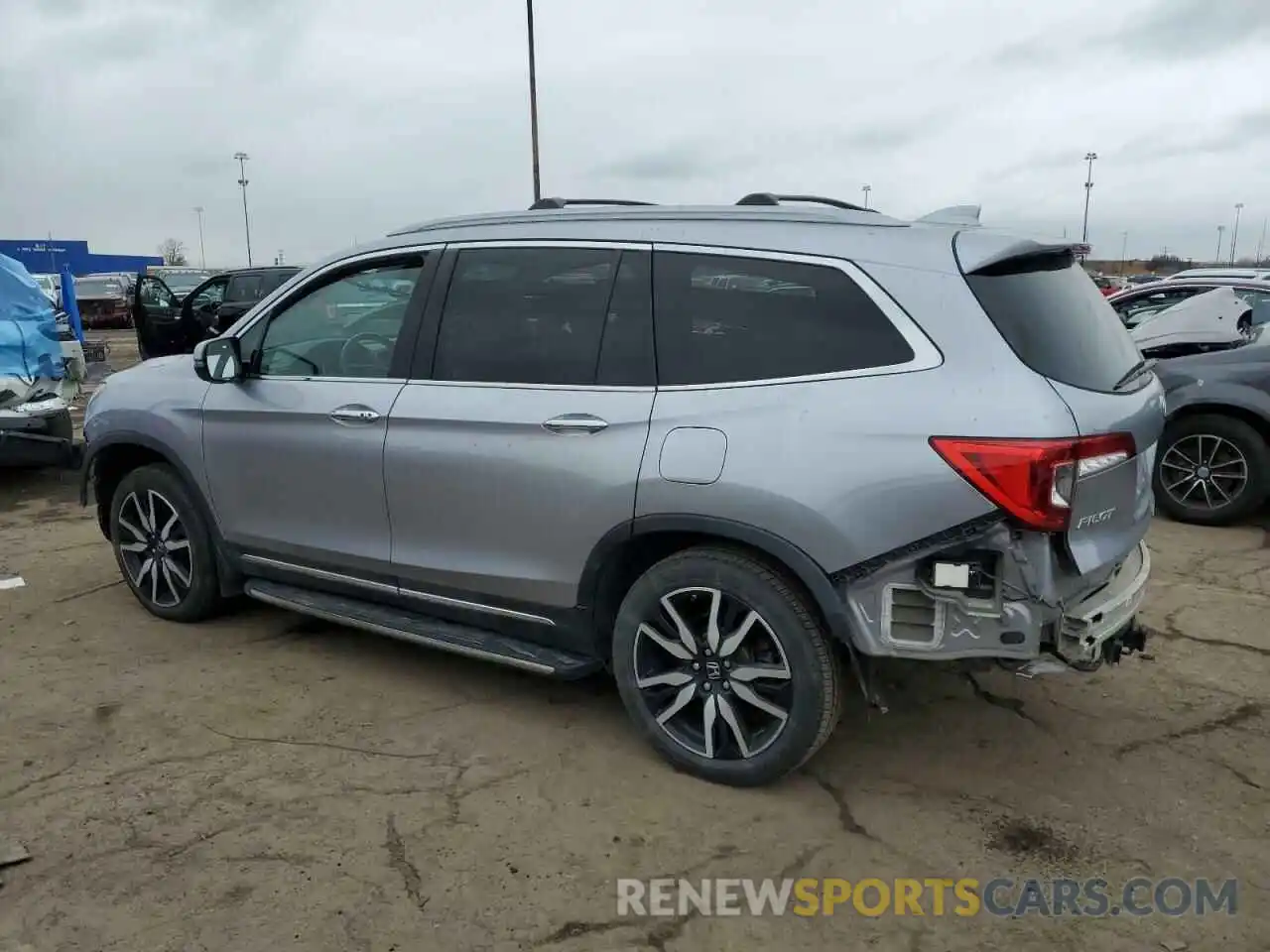 2 Photograph of a damaged car 5FNYF6H02MB018080 HONDA PILOT 2021