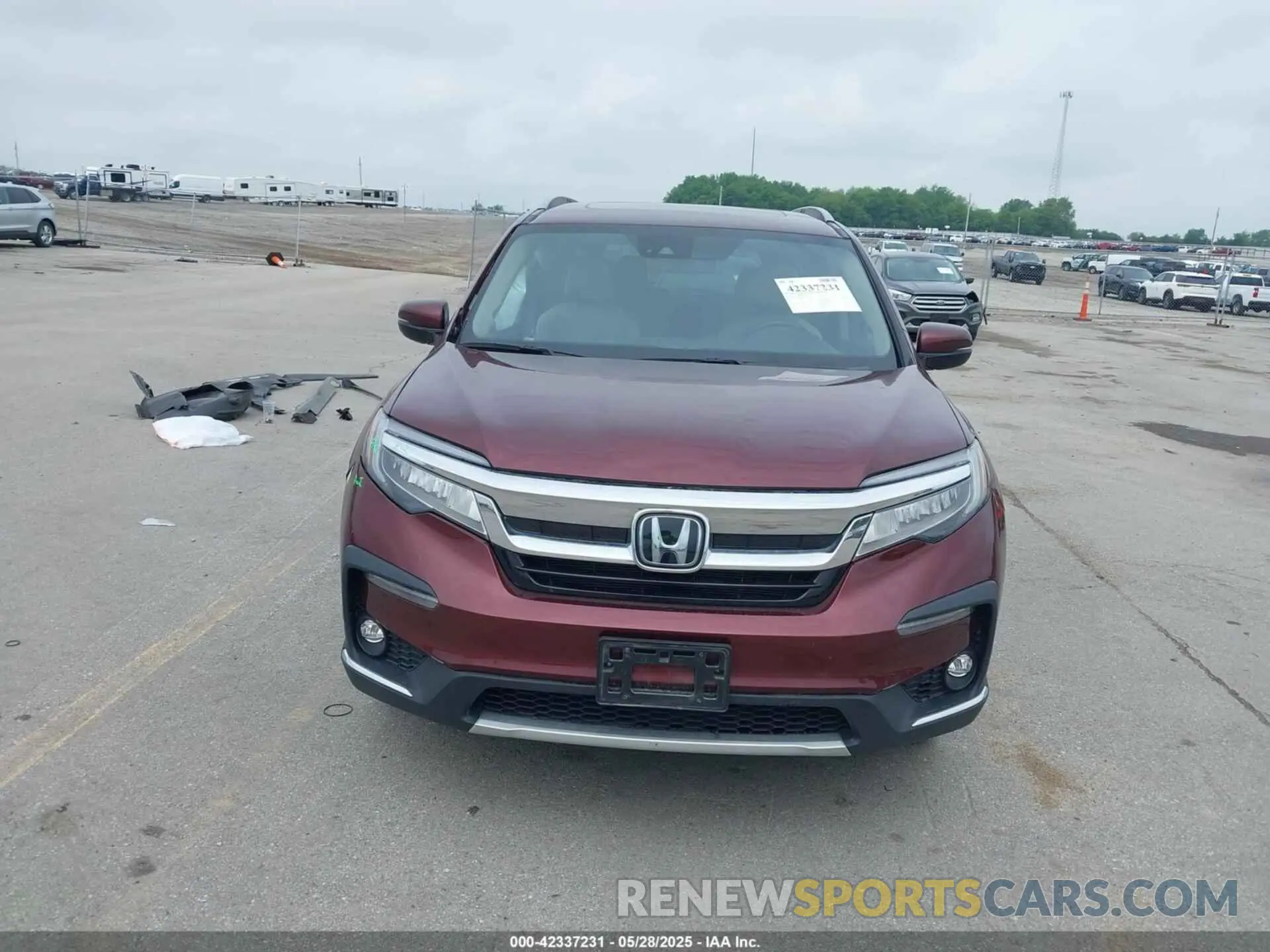 13 Photograph of a damaged car 5FNYF6H02MB042122 HONDA PILOT 2021