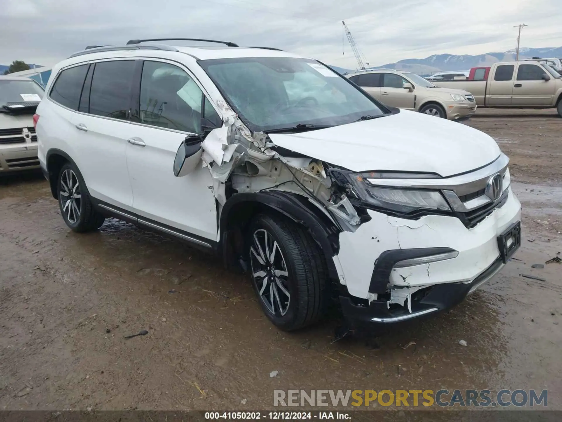 1 Photograph of a damaged car 5FNYF6H03MB044154 HONDA PILOT 2021